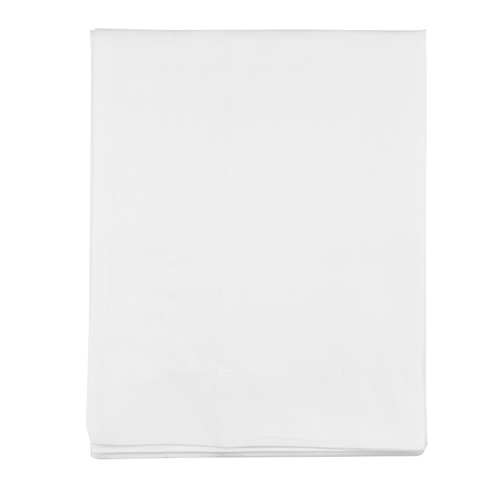 taie de traversin en 100% coton blanc 43x185 cm