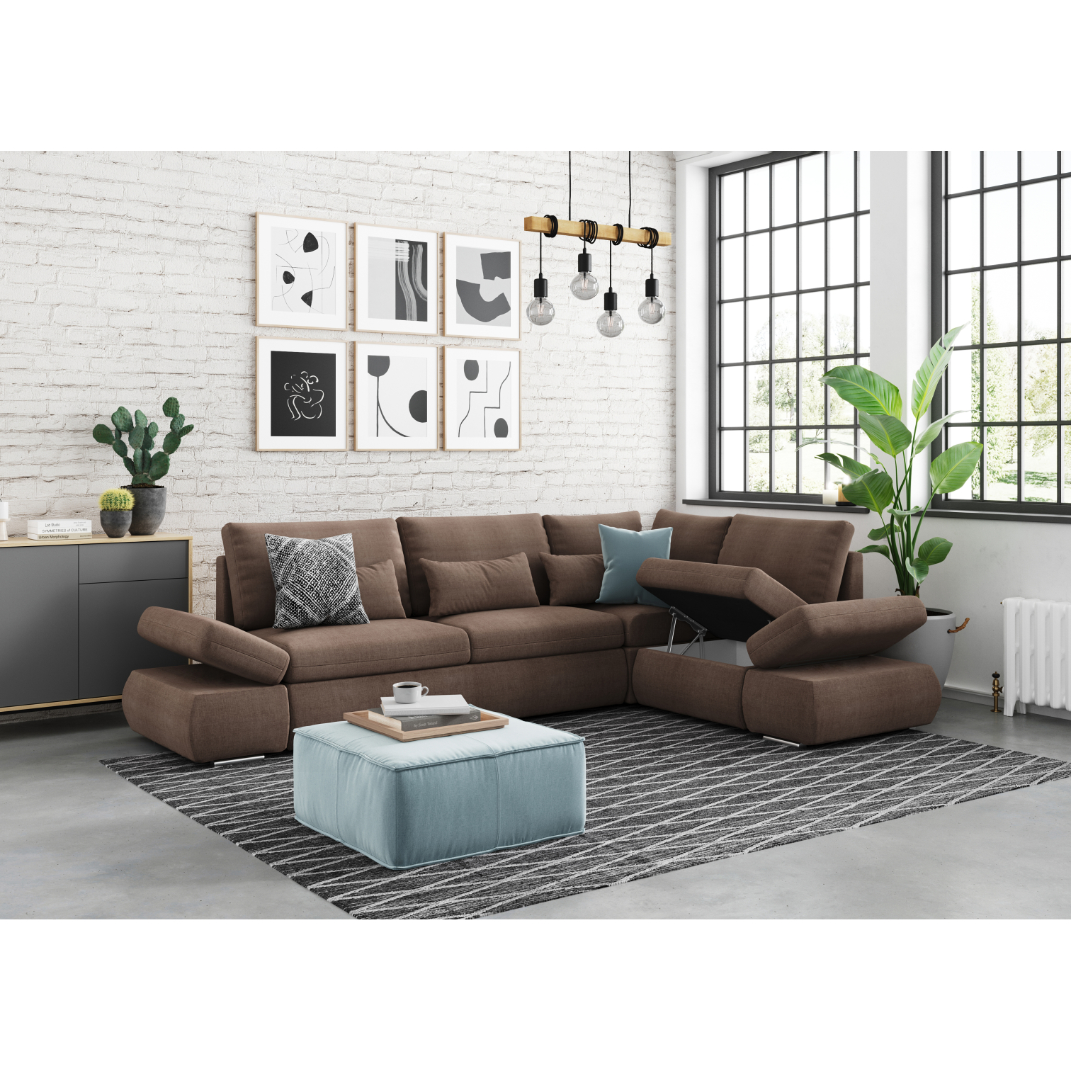 Produit similaire: sebastian - Canapé relax convertible Marron