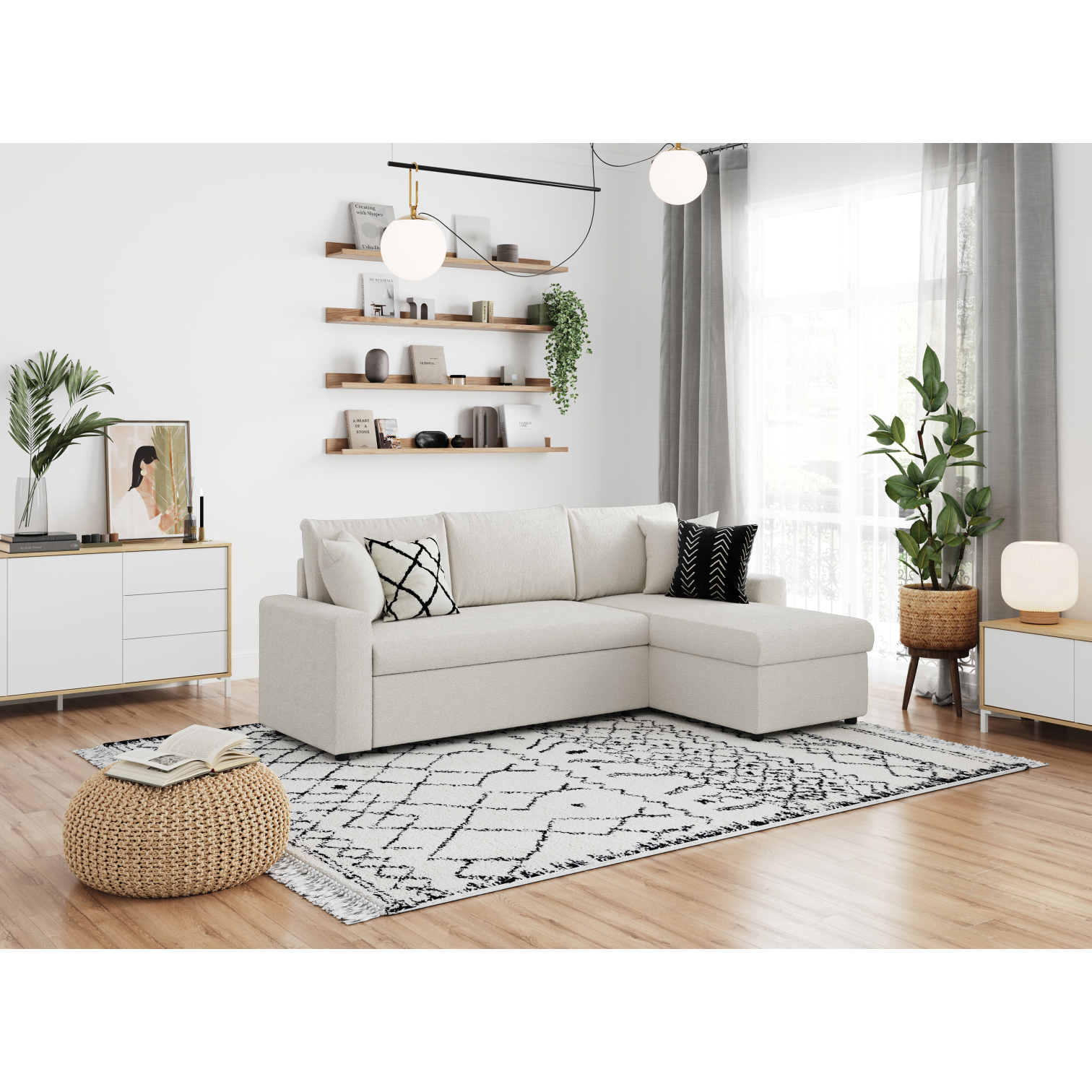 Produit similaire: maria - Canapé convertible Blanc