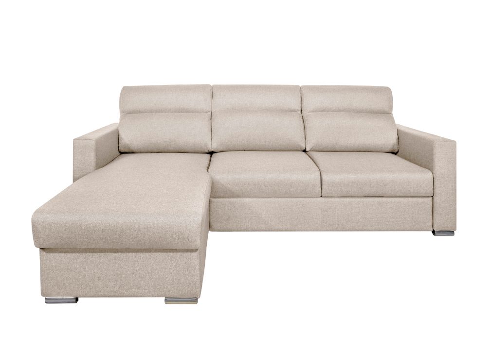 Canapé d'angle Beige Tissu Design Confort Promotion
