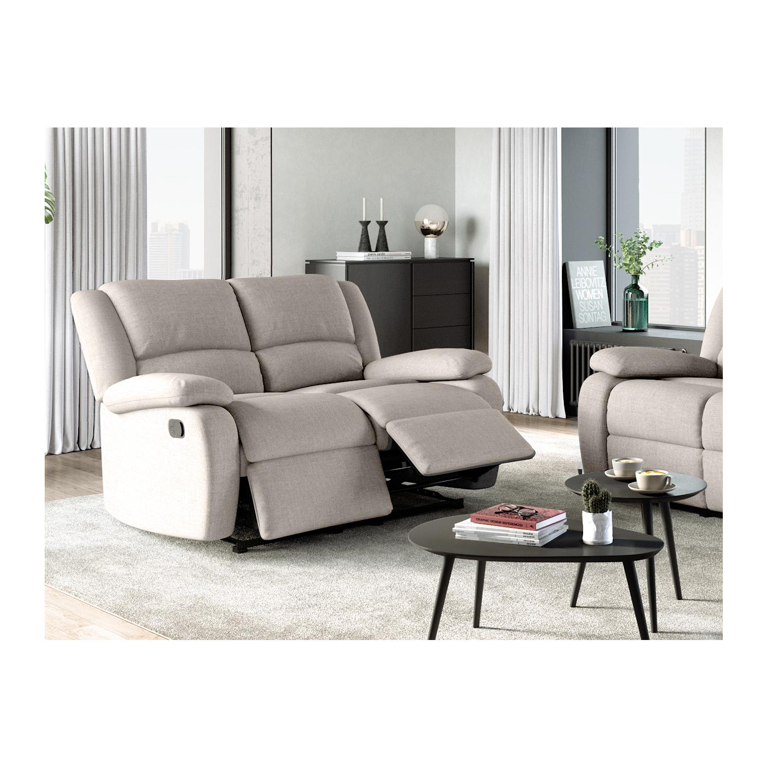 relaxxo - Canapé Beige - Vue supplémentaire 2