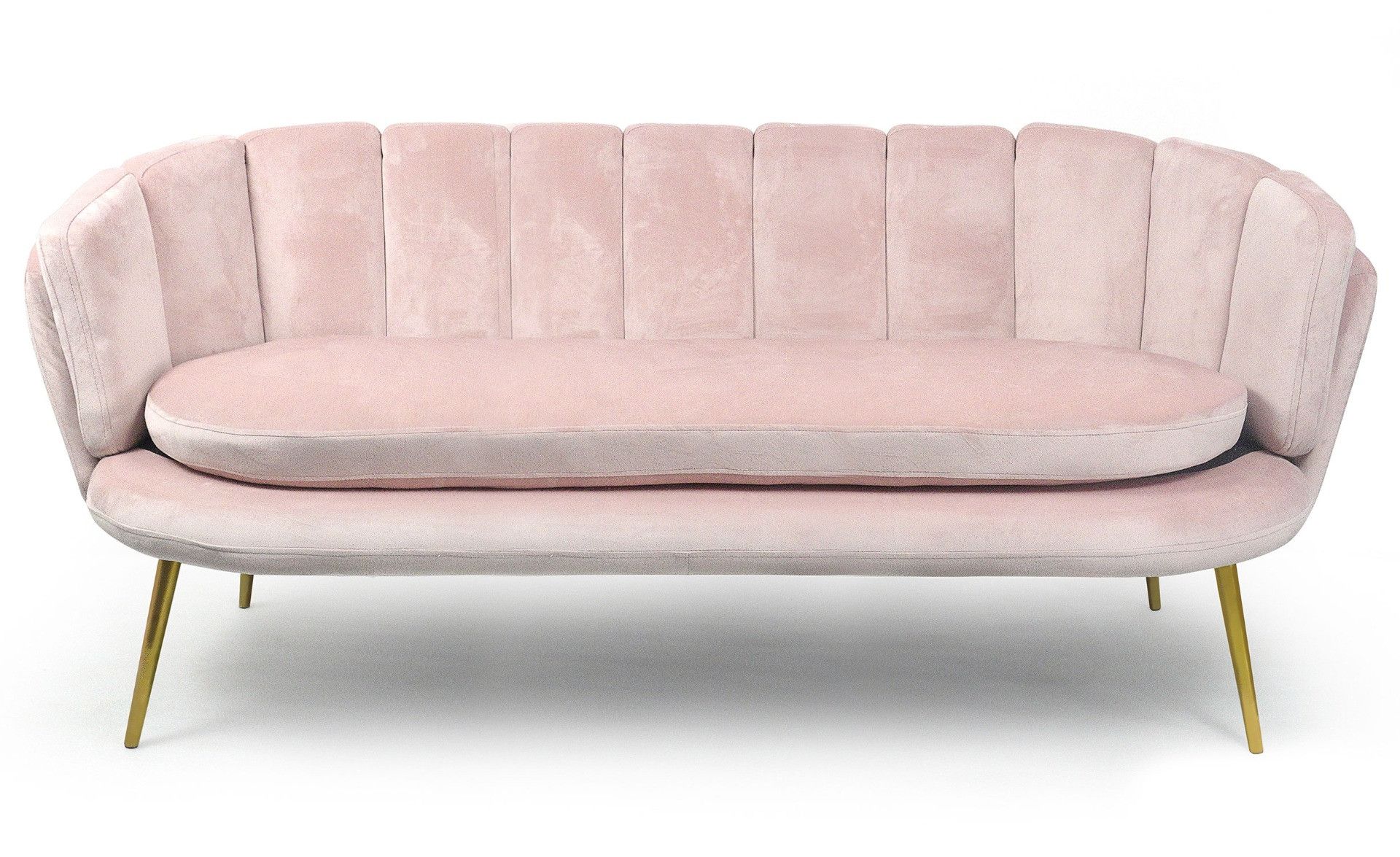 brenda - Canapé velours Rose - Vue supplémentaire 1