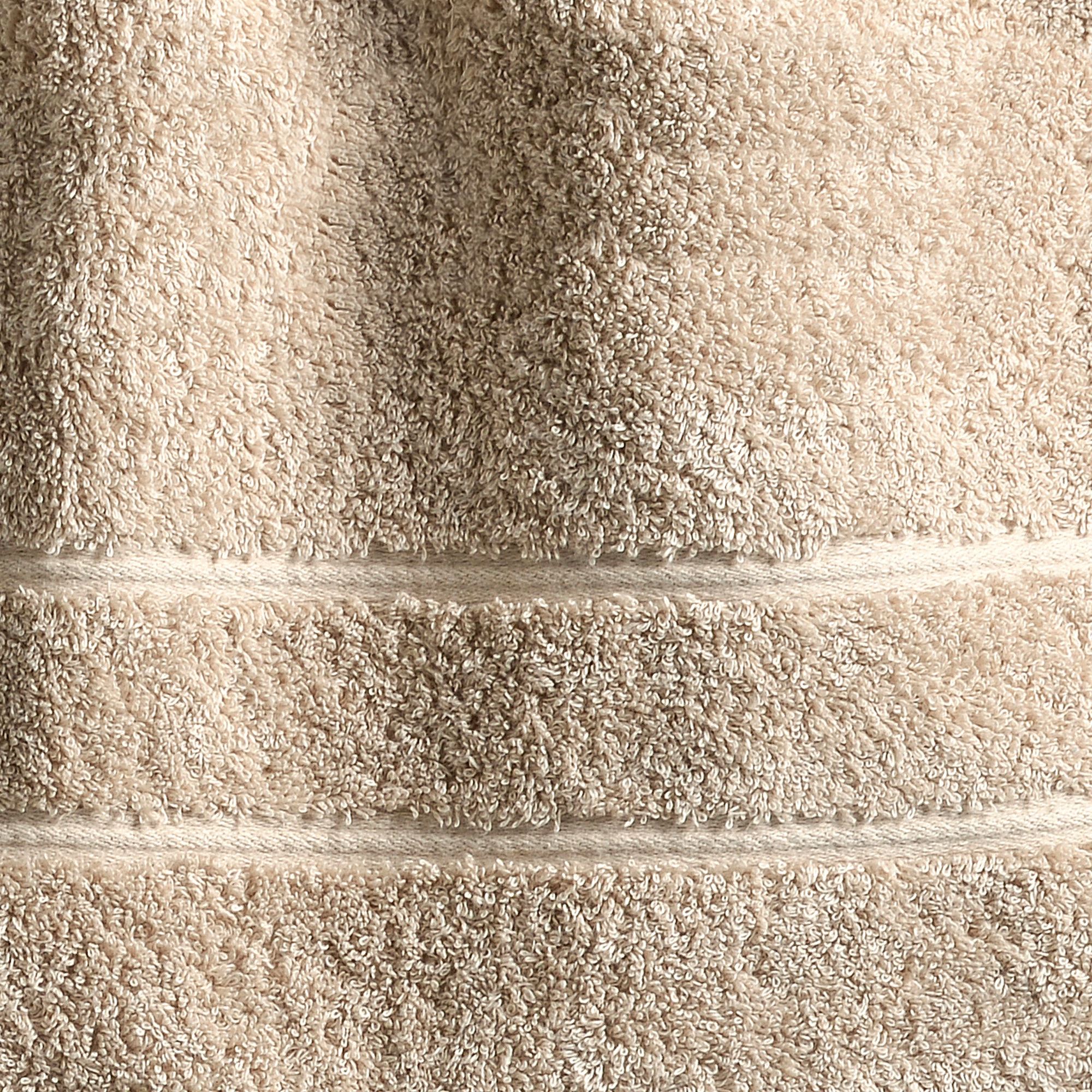 serviette de toilette 50x100 beige sable en coton