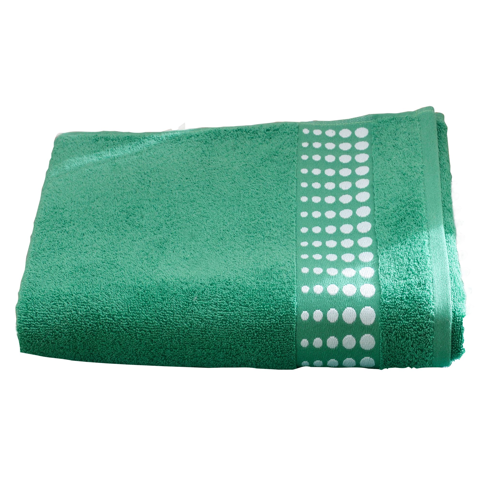 serviette de toilette 50x90 vert en coton 450 g/m²