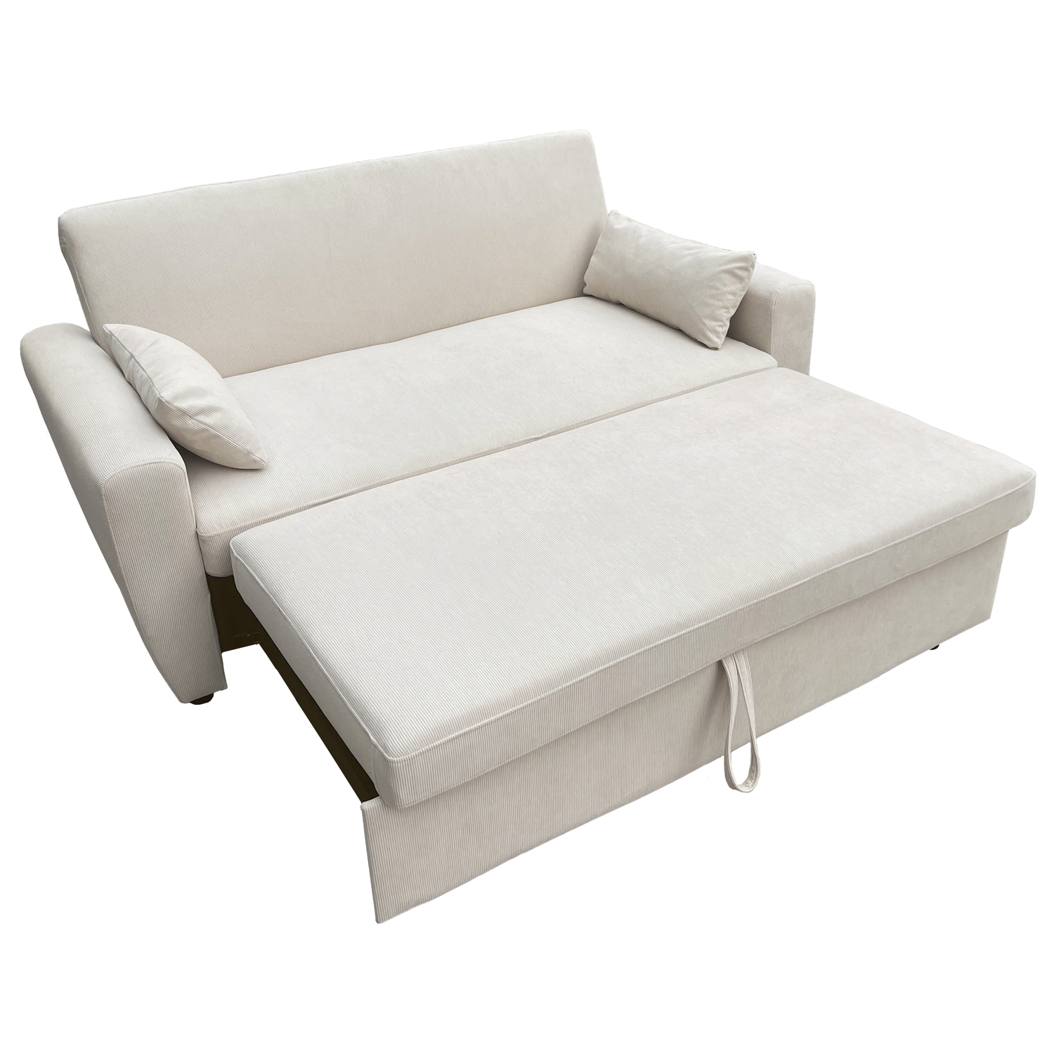 matt - Canapé relax convertible velours côtelé Beige - Vue supplémentaire 2