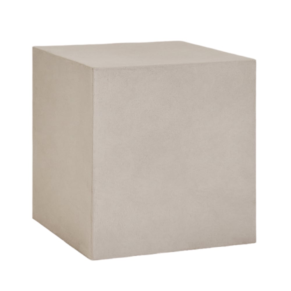 Table d’appoint du microciment couleur gris 40 cm