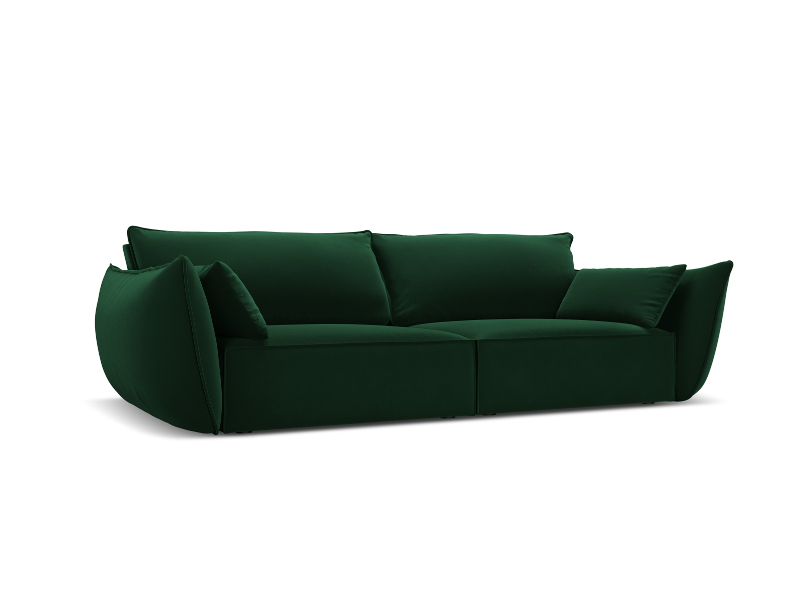 kaelle - Canapé velours Vert - Vue supplémentaire 2