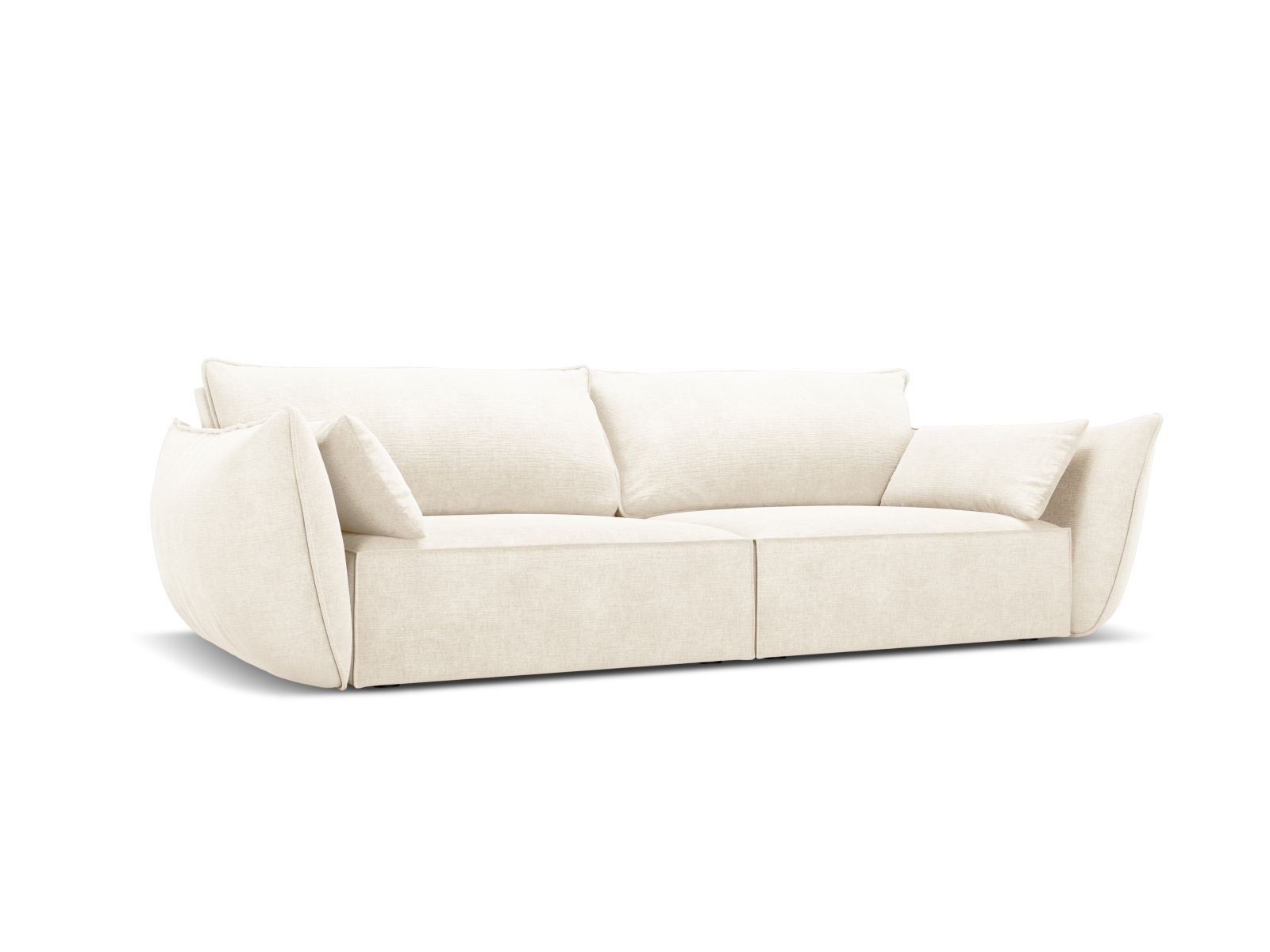 kaelle - Canapé velours côtelé Beige - Vue supplémentaire 2