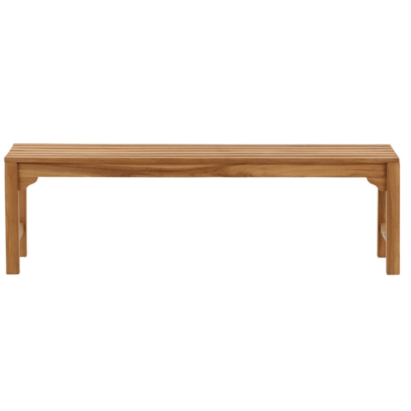 Banc d'extérieur moderne en bois 150cm