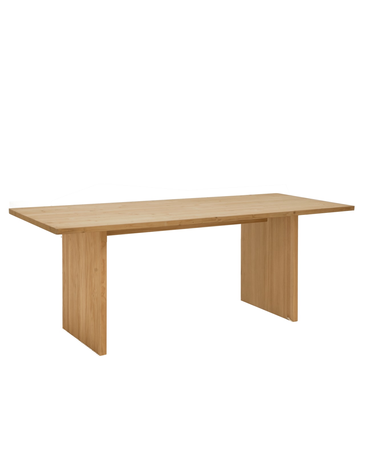 Table de salle à manger en bois marron 200x75cm