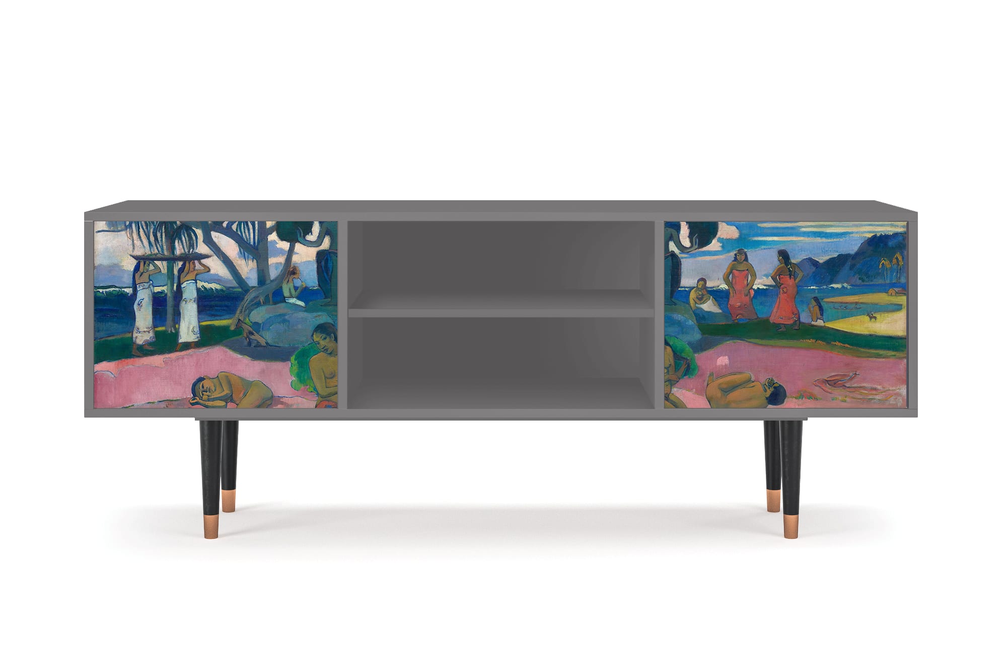 Meuble TV  multicolore 2 portes L 170 cm