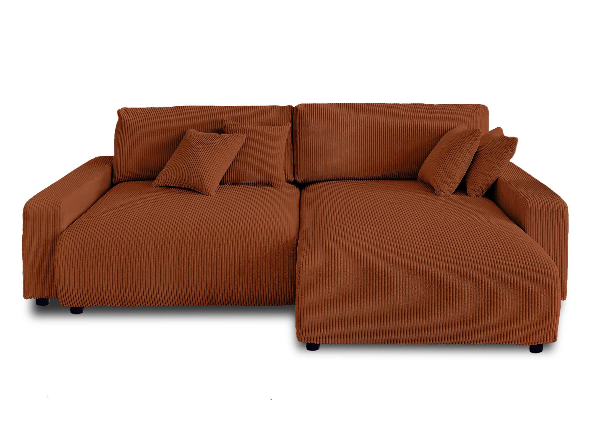 Canapé d'angle 4 places Velours Design Confort Promotion