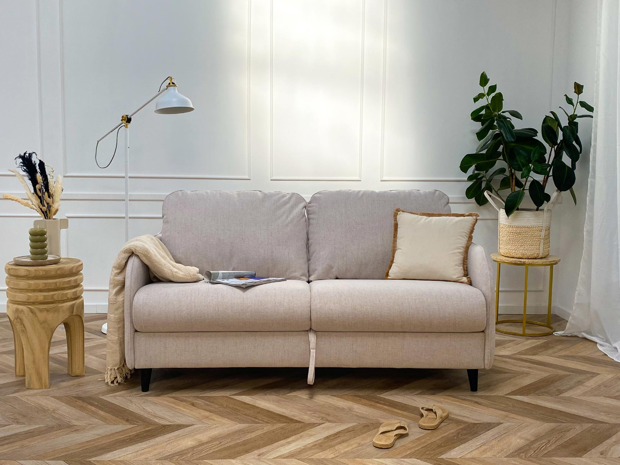 cosmos - Canapé convertible Beige - Vue supplémentaire 2