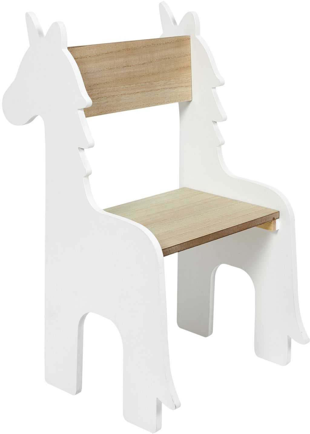 chaise enfant en bois animal licorne