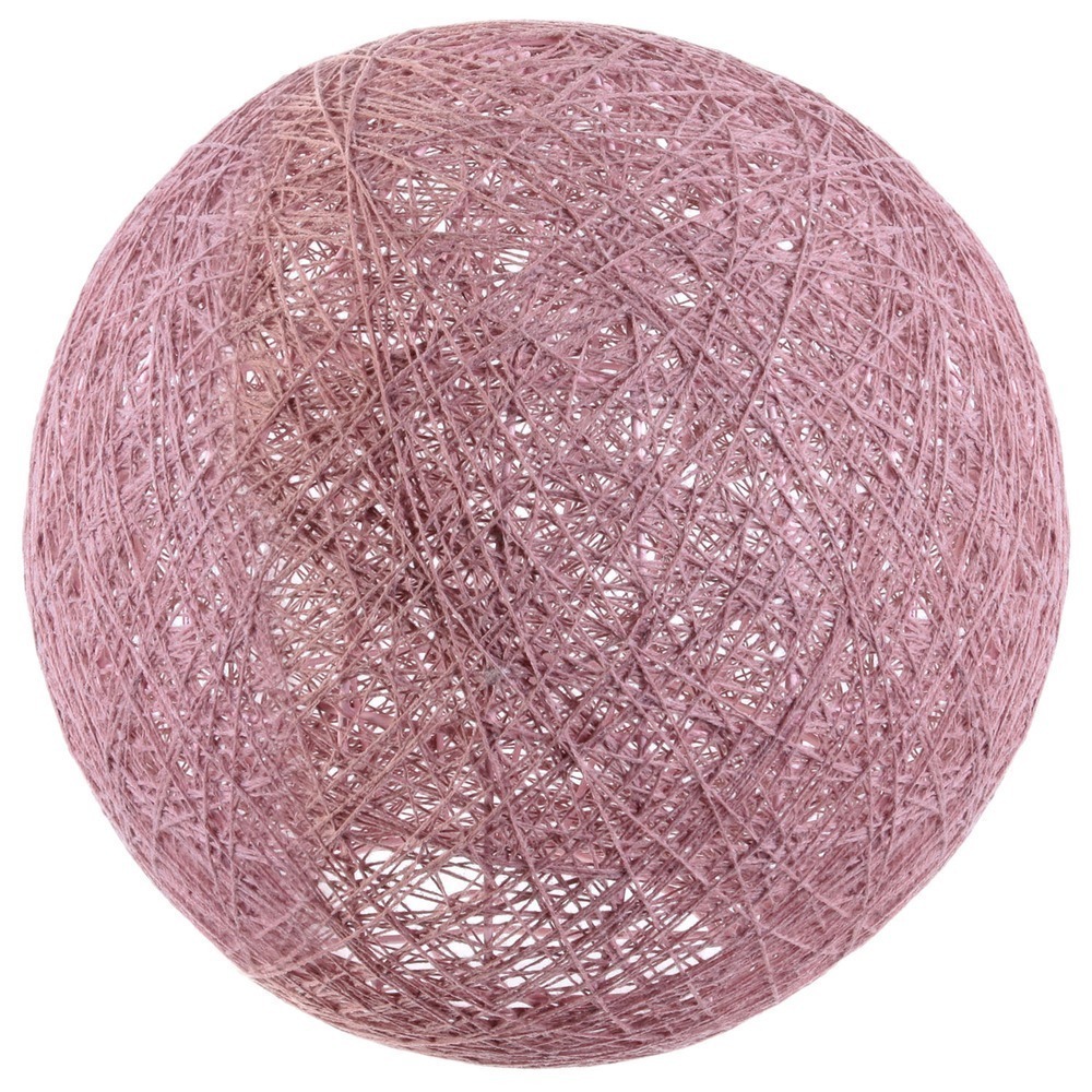 suspension boule colorée 30 cm rose