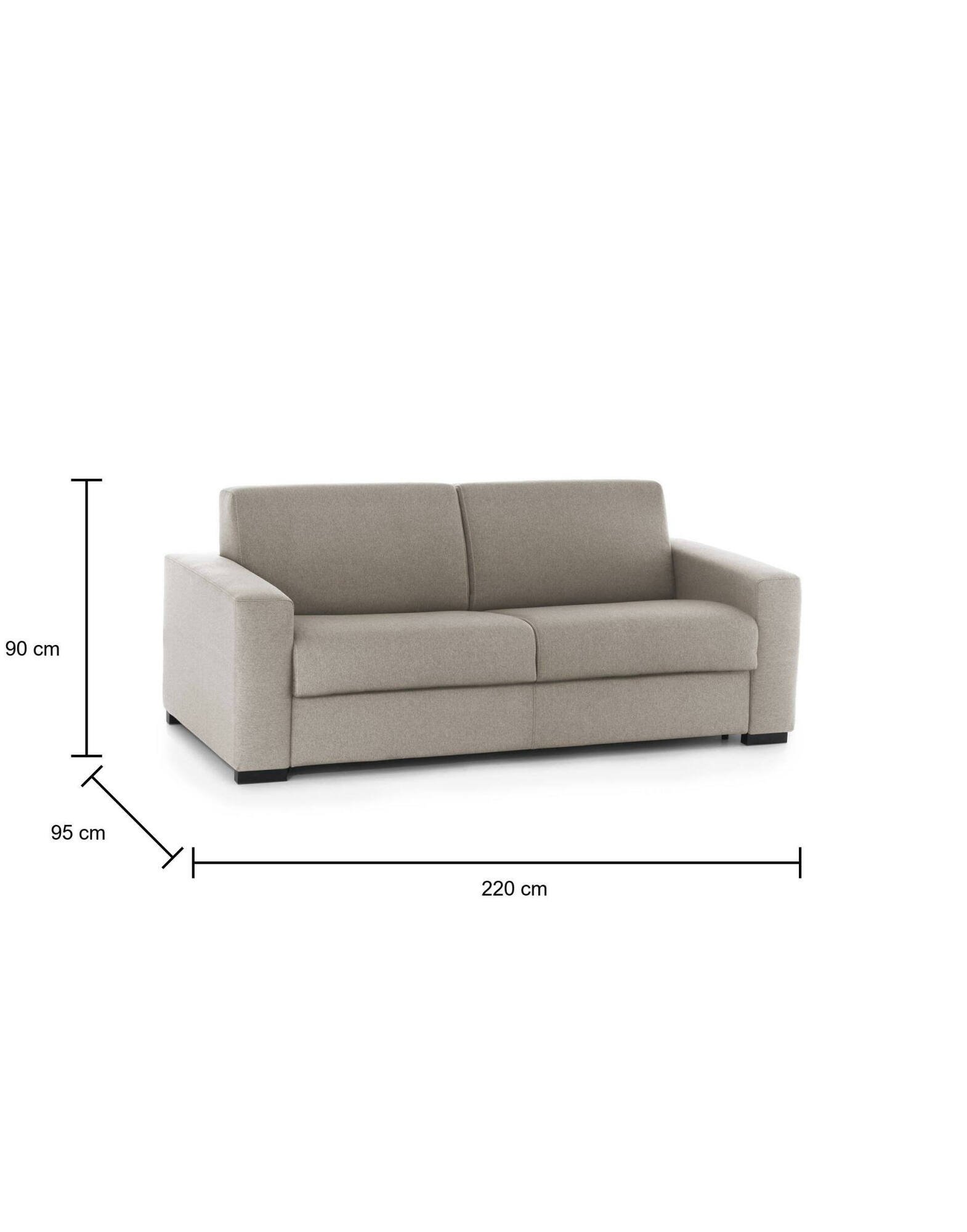 estia - Canapé convertible beige - Vue supplémentaire 2