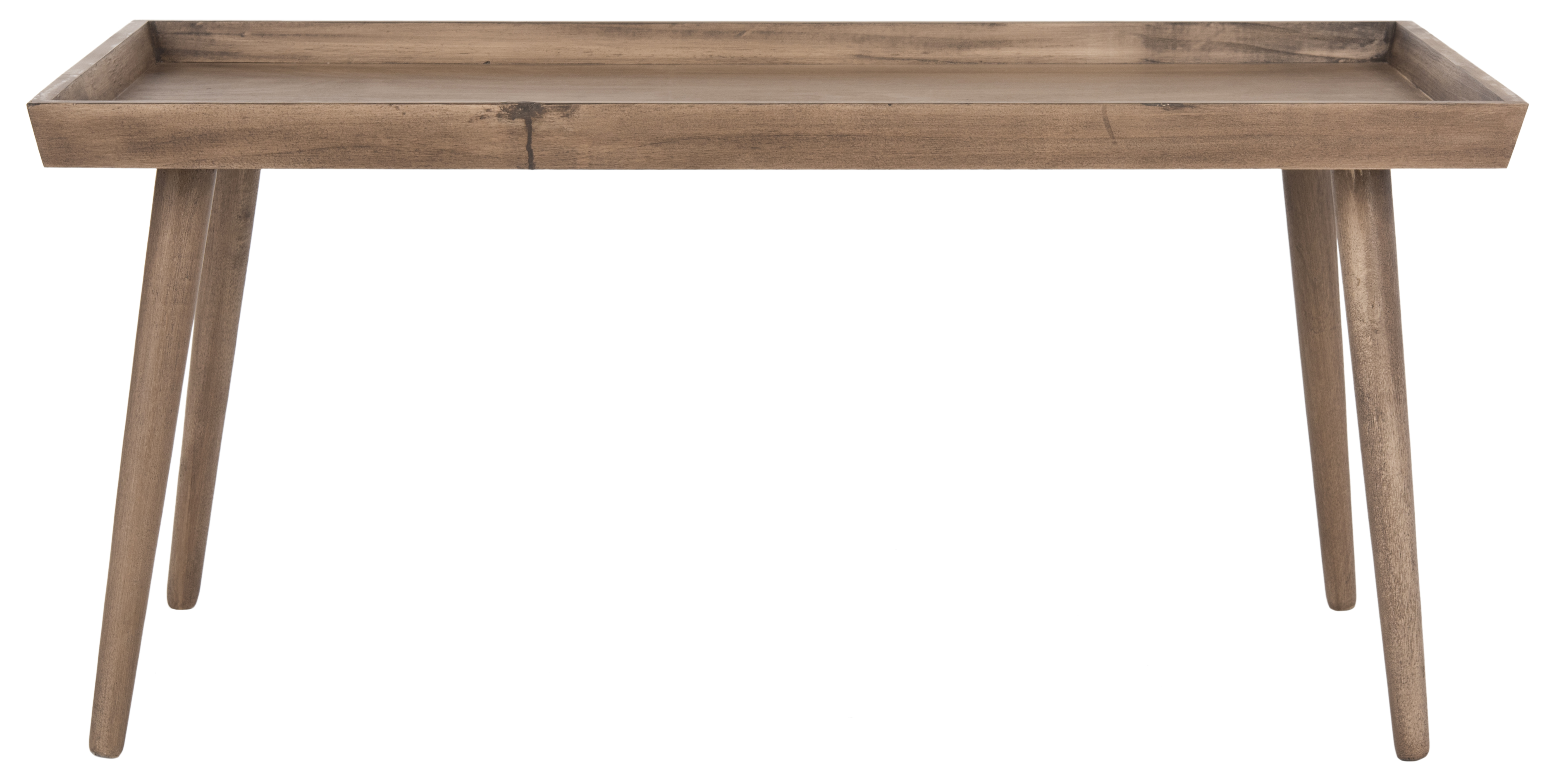 tables basses en bois de pin, beige