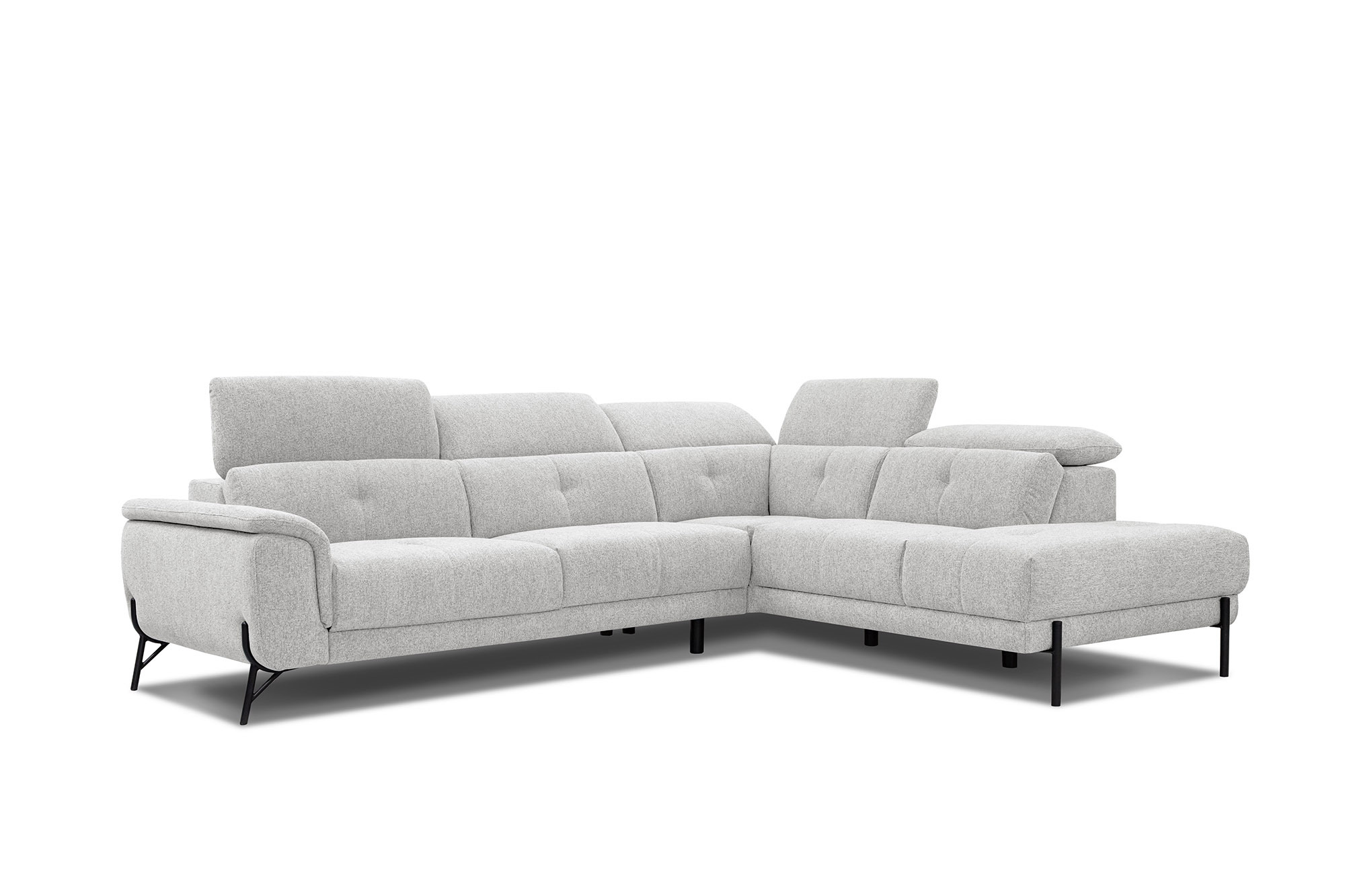 Canapé d'angle 5 places Beige Tissu Moderne Confort Promotion