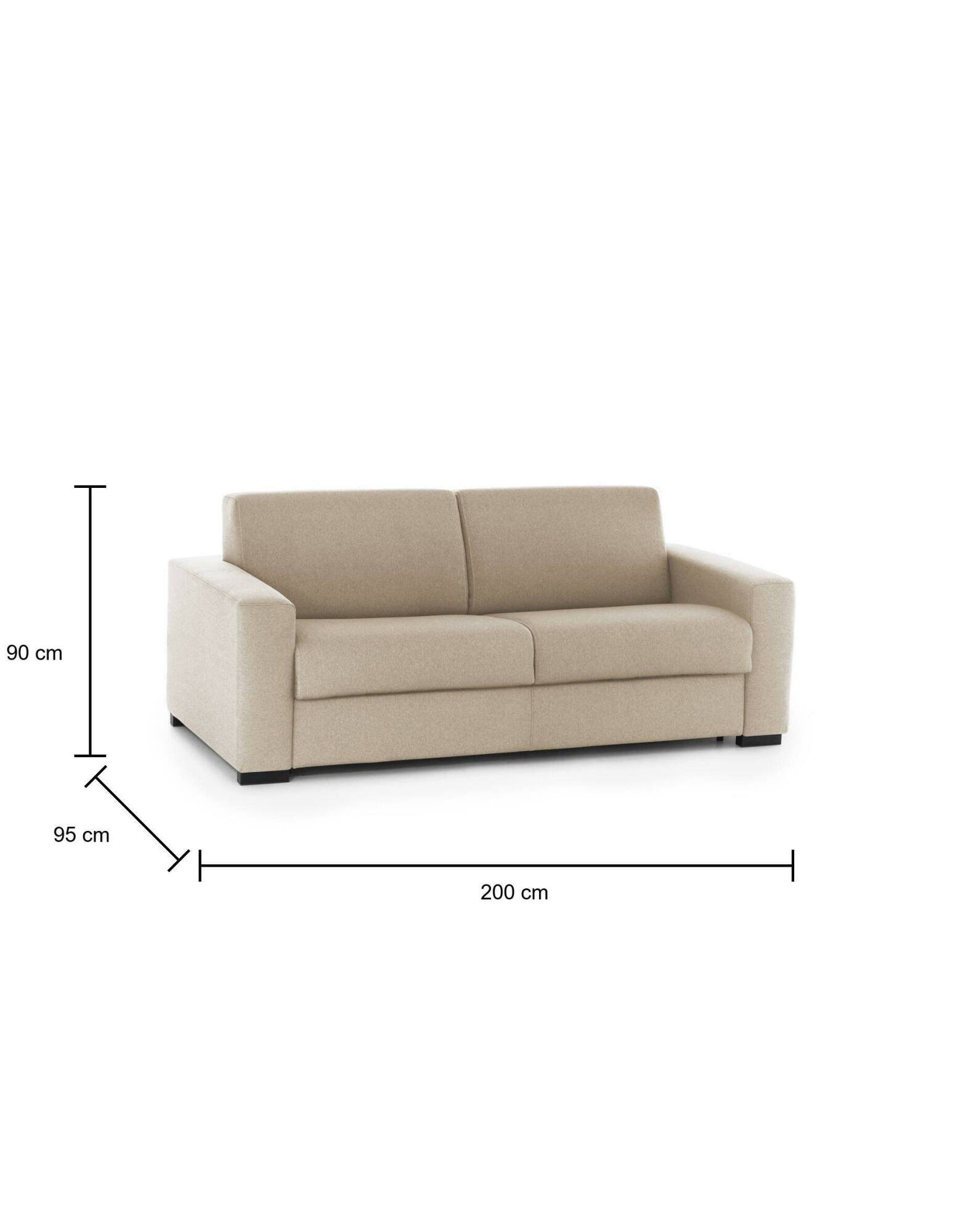 andymion - Canapé convertible Beige - Vue supplémentaire 2