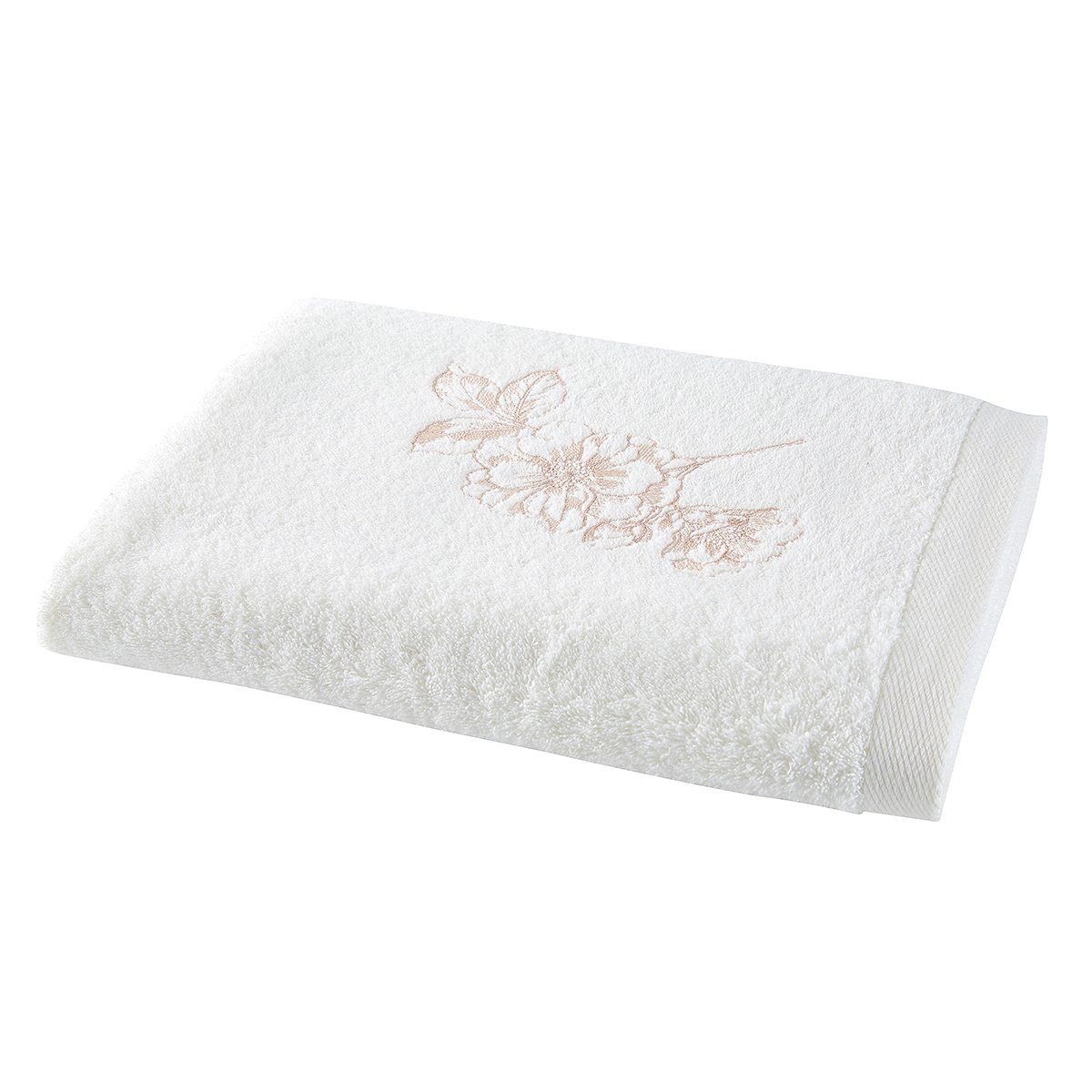 drap de bain coton blanc 90x150 cm