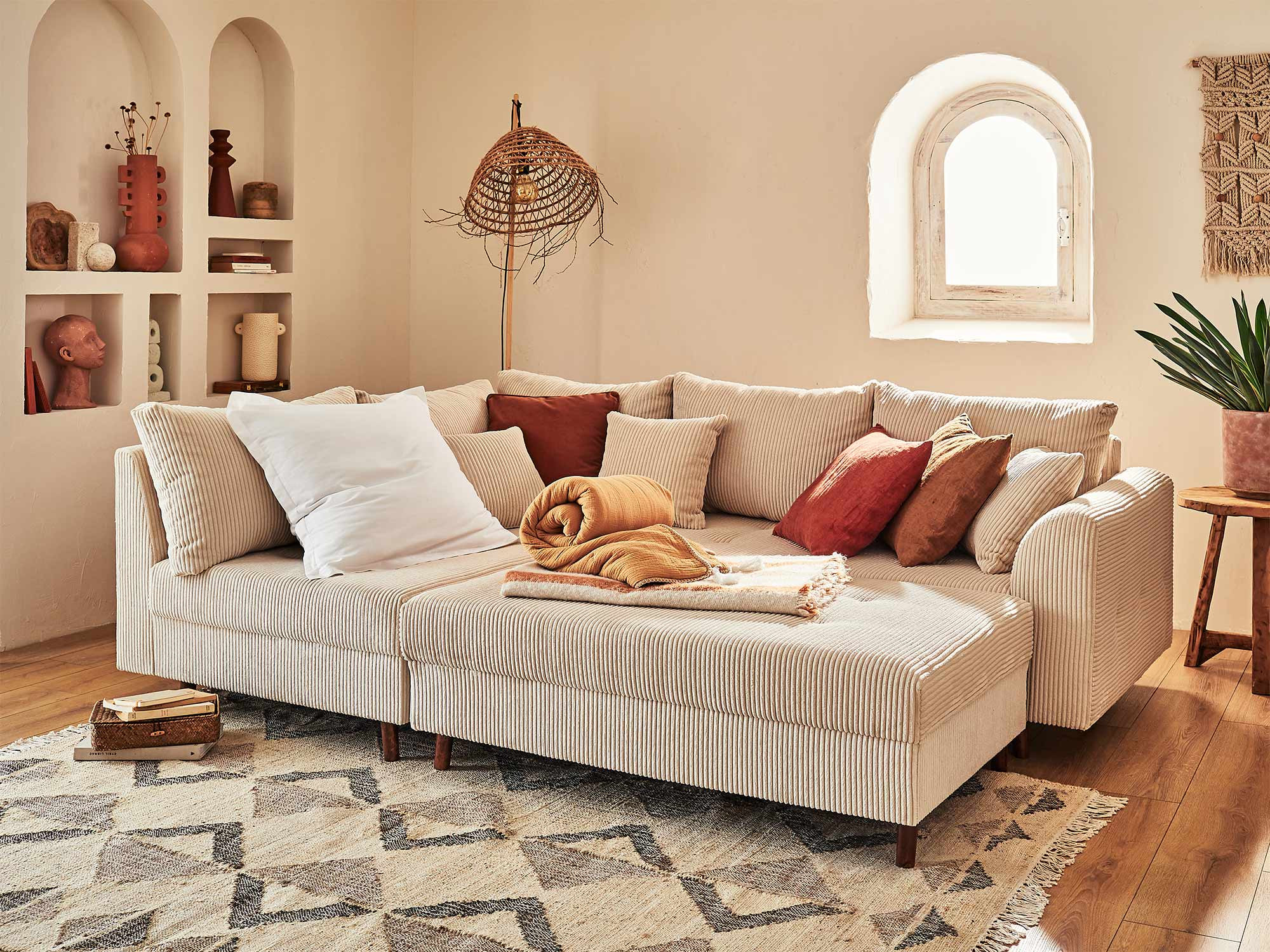 rune - Canapé Beige - Vue supplémentaire 2