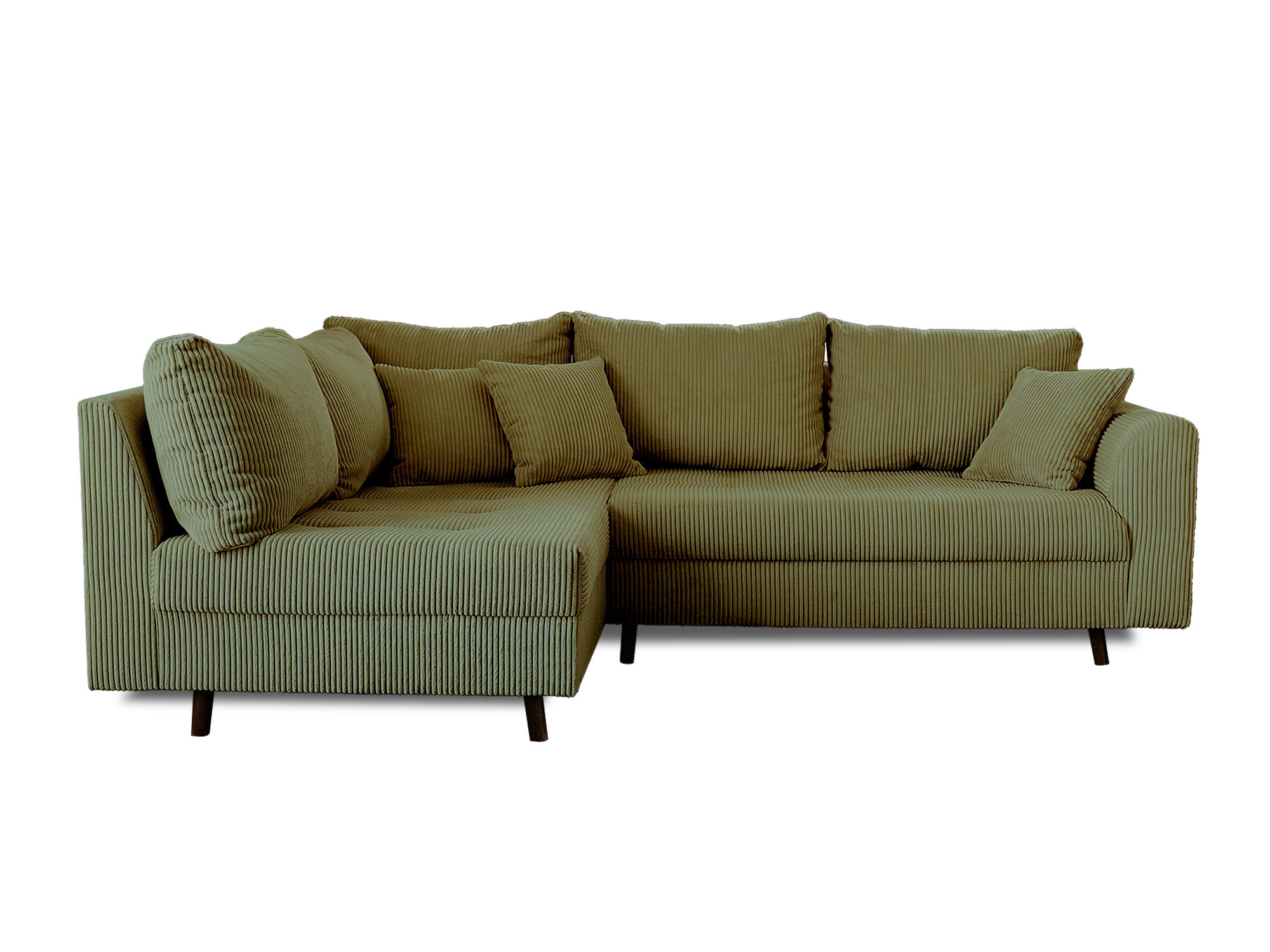 Canapé d'angle 7 places Velours Design Confort Promotion