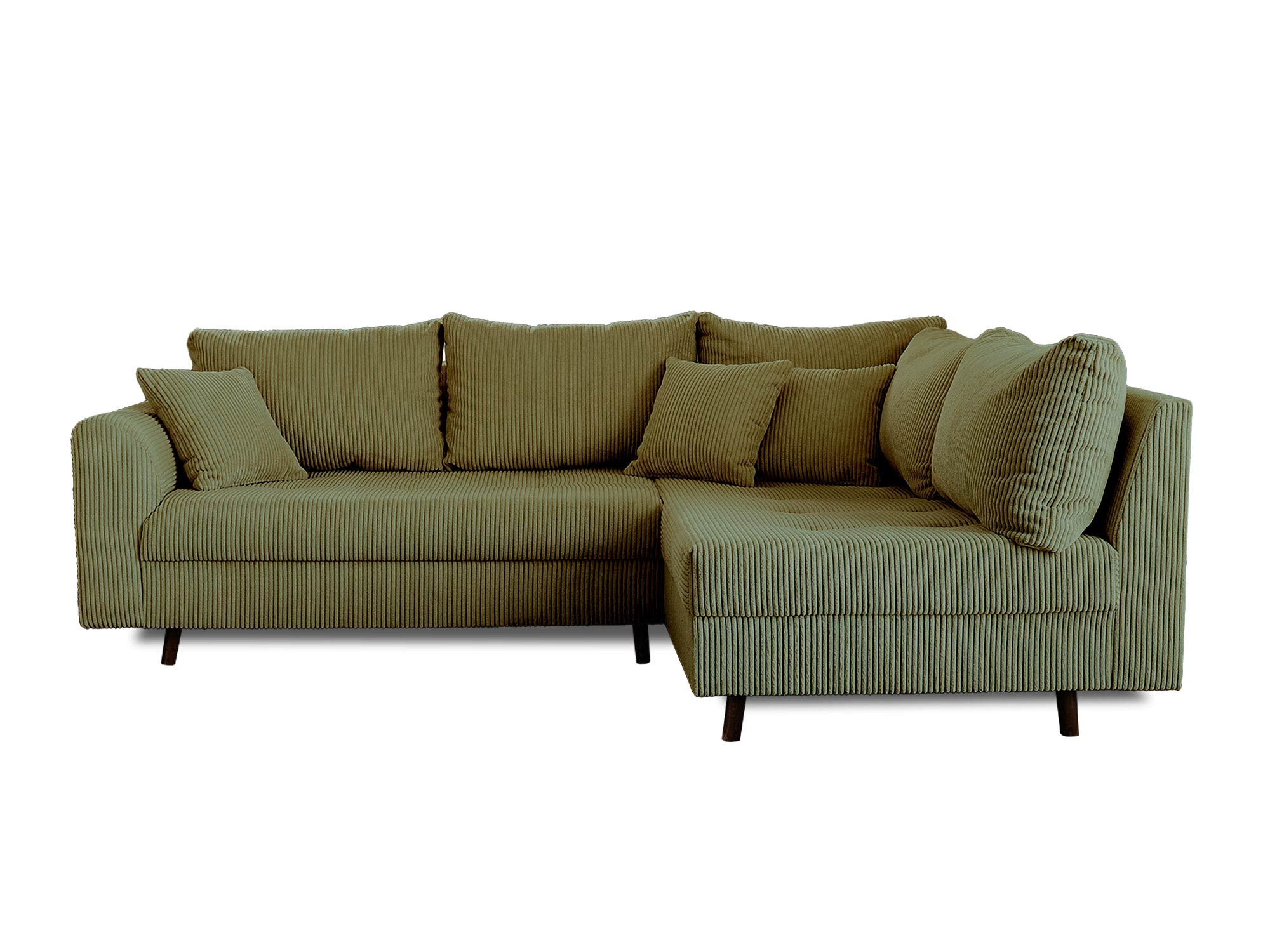 Canapé d'angle 7 places Velours Design Confort Promotion