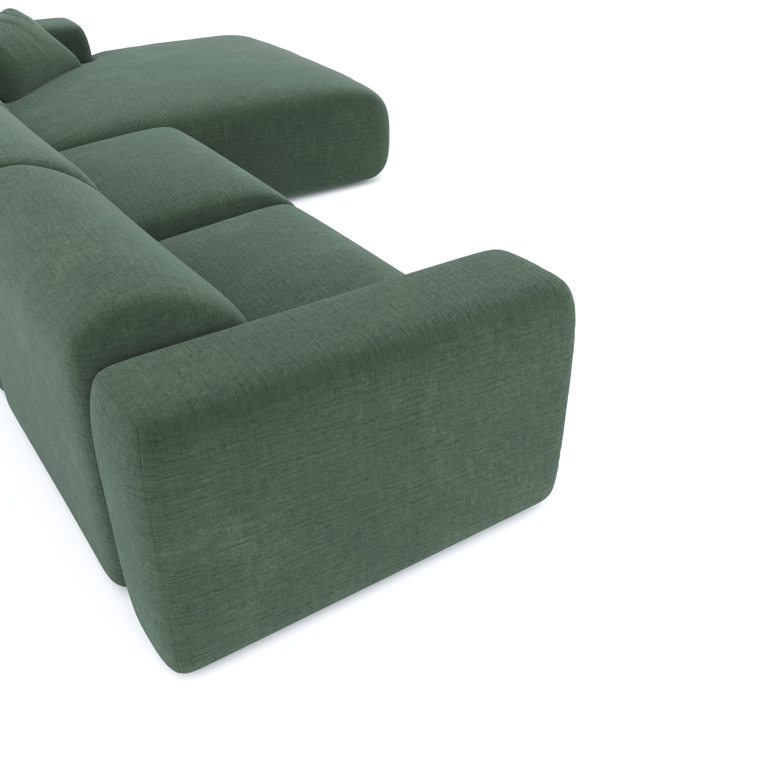 myra - Canapé velours Vert - Vue supplémentaire 2