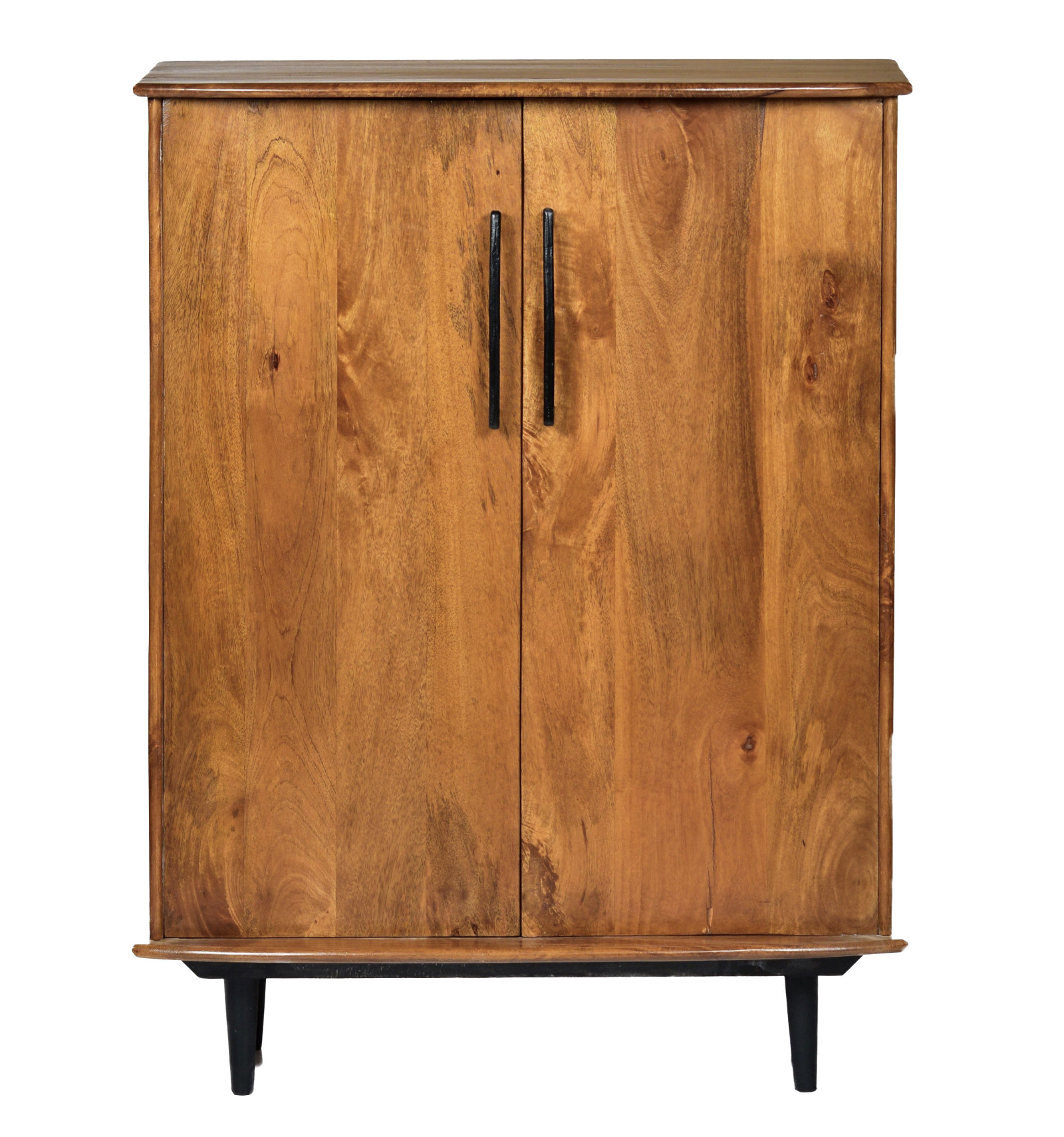 Buffet Haut Vintage 2 portes en bois de Manguier massif