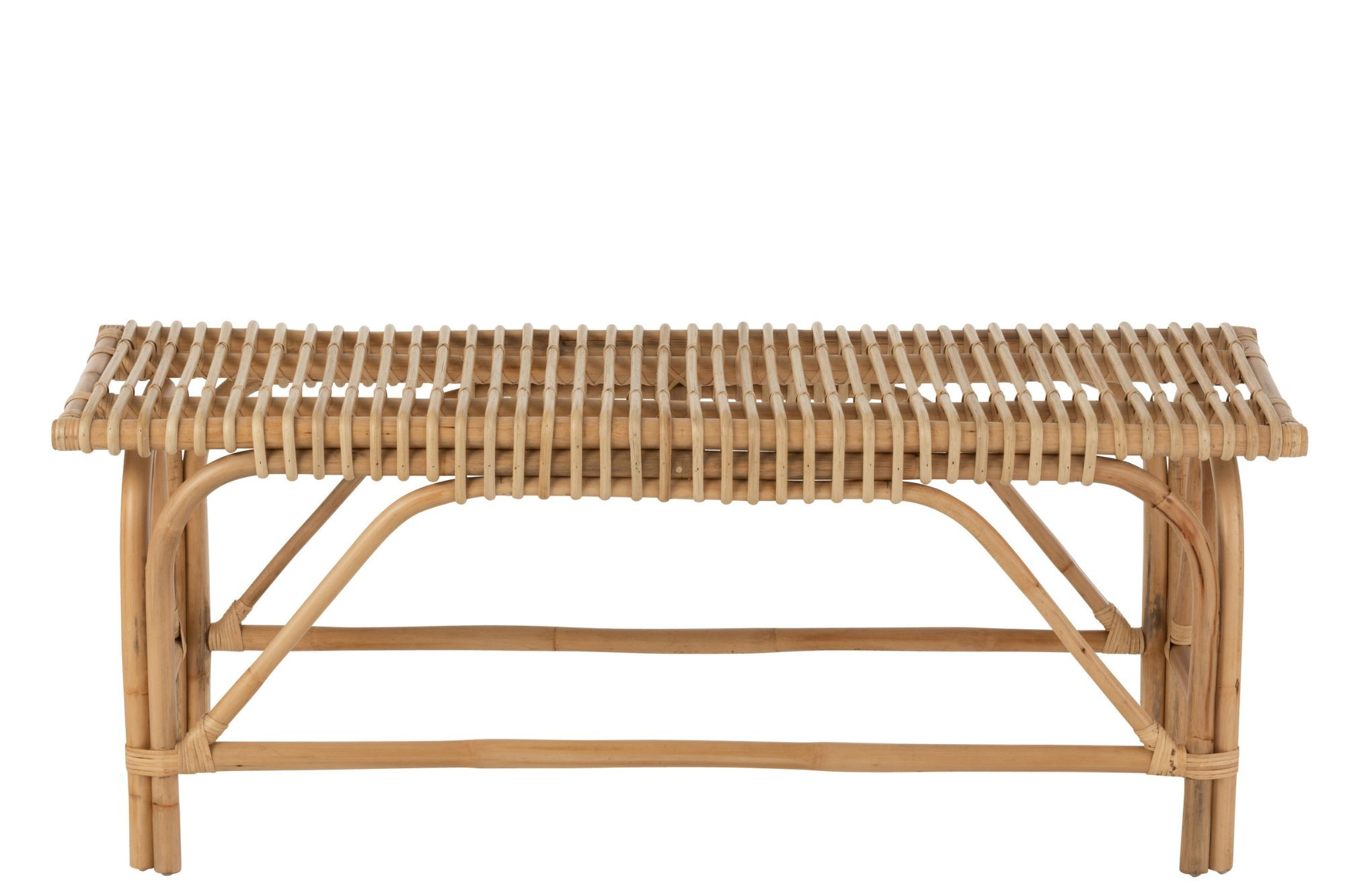 Banc en rotin naturel 2 places L120