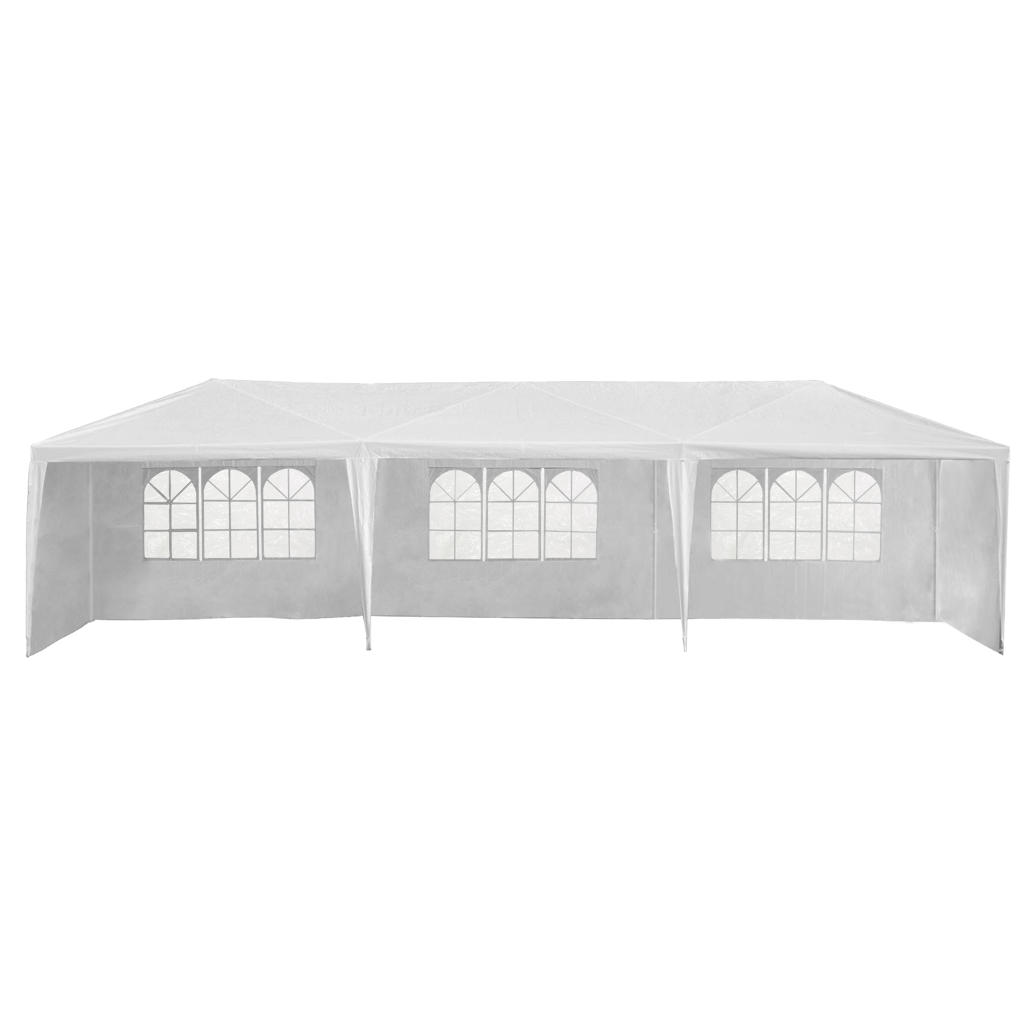 Tente de réception 3 × 9m blanche