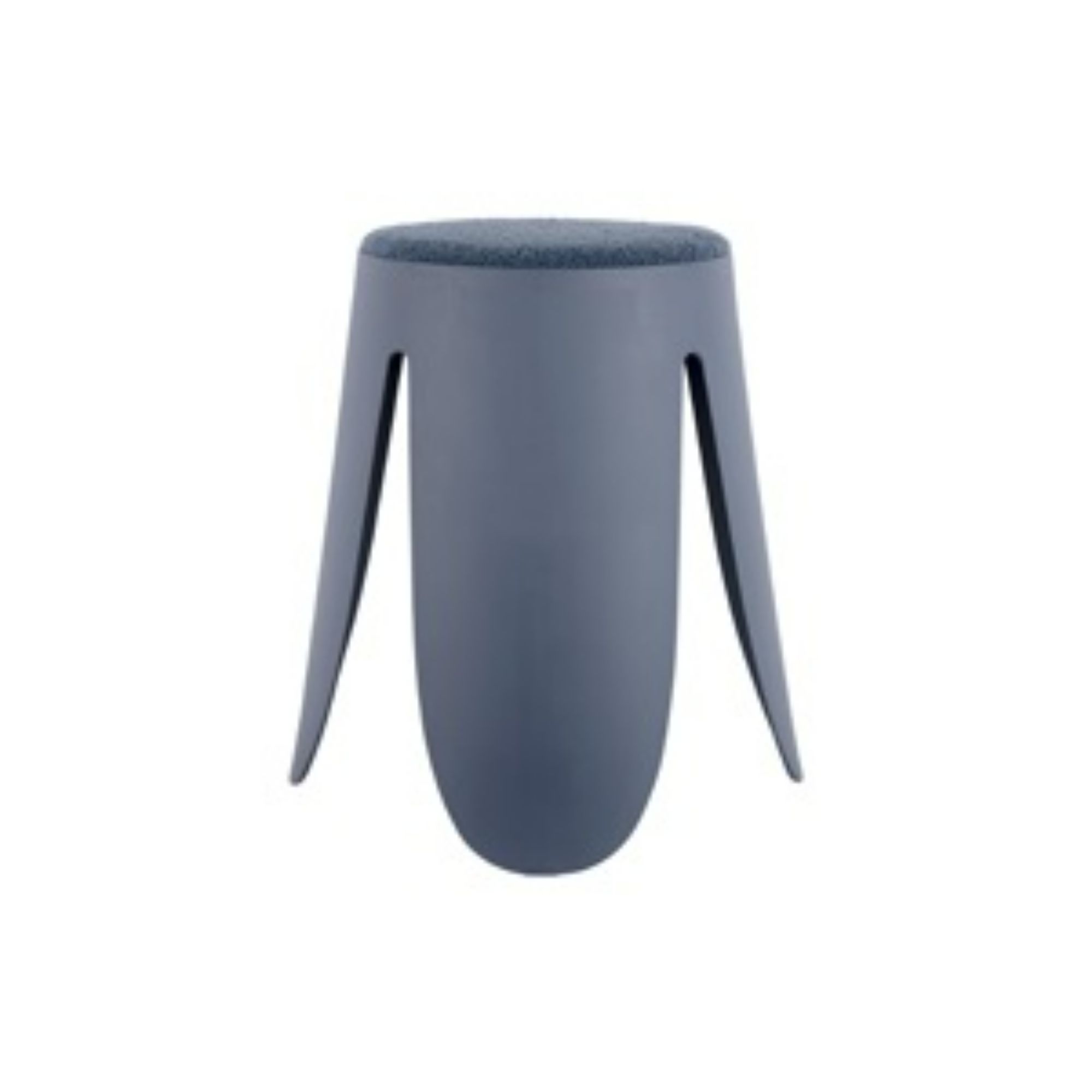 Tabouret bleu H46cm