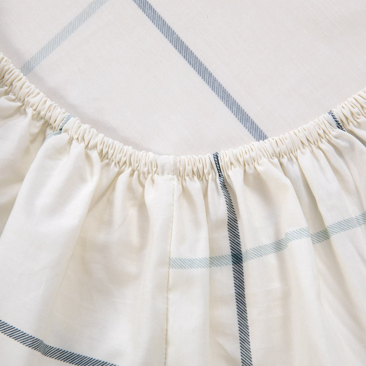 drap housse en percale de coton blanc 160 x 200 cm