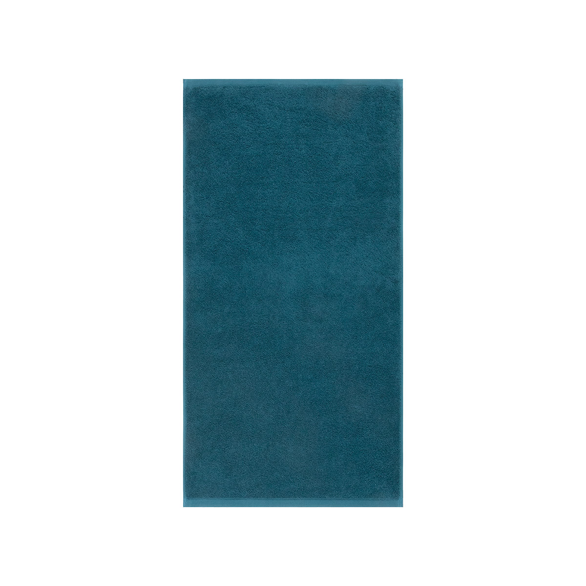 serviette de bain en  coton bleu 50 x 100 cm
