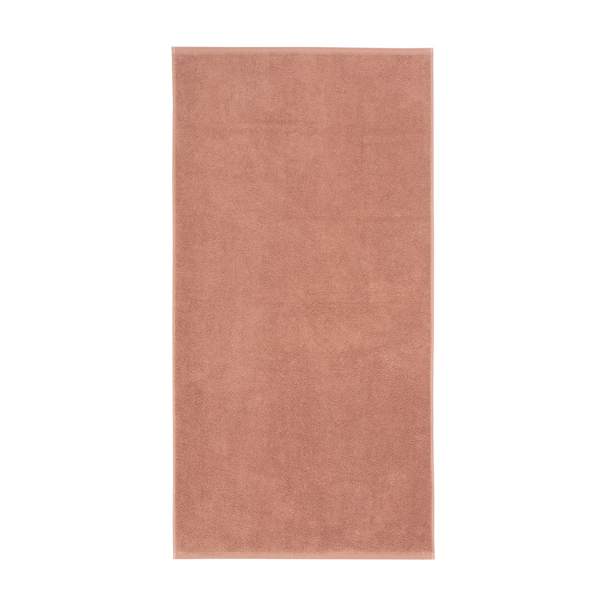 serviette de bain en  coton rose 70 x 140 cm