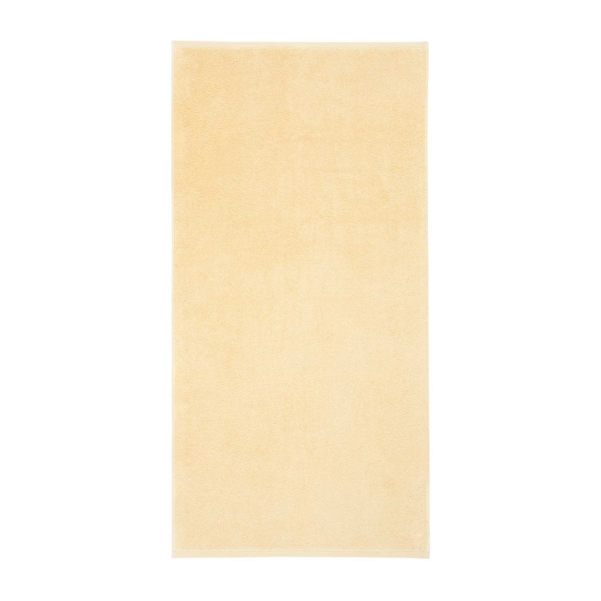 serviette de bain en  coton jaune 70 x 140 cm