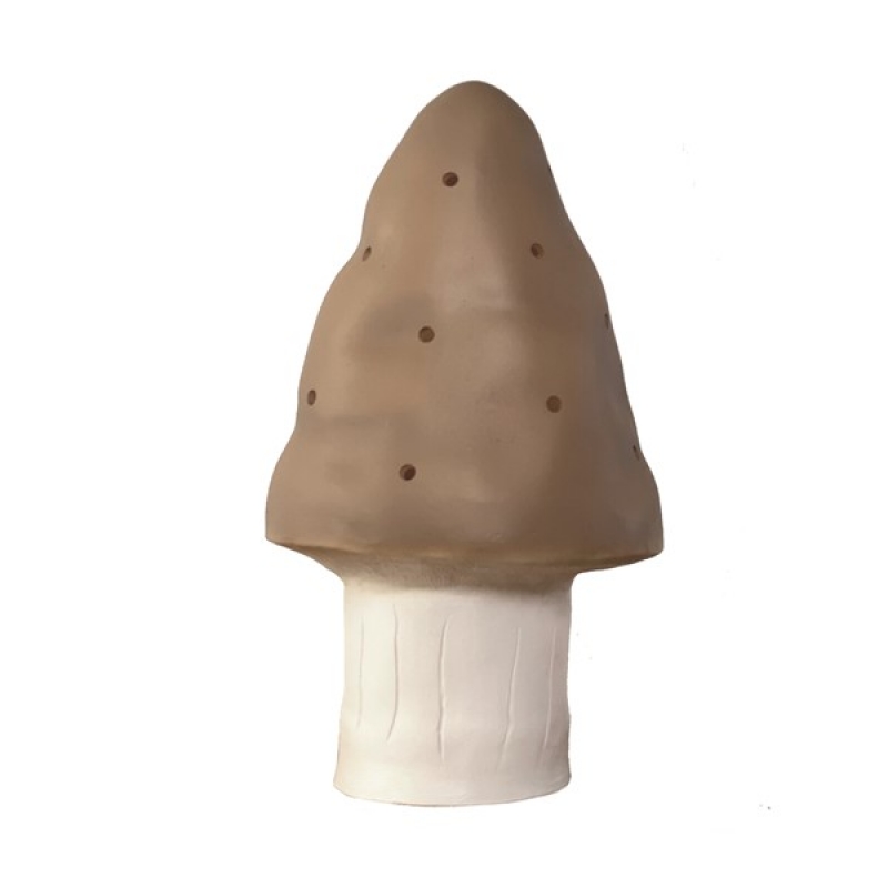 lampe petit champignon chocolat