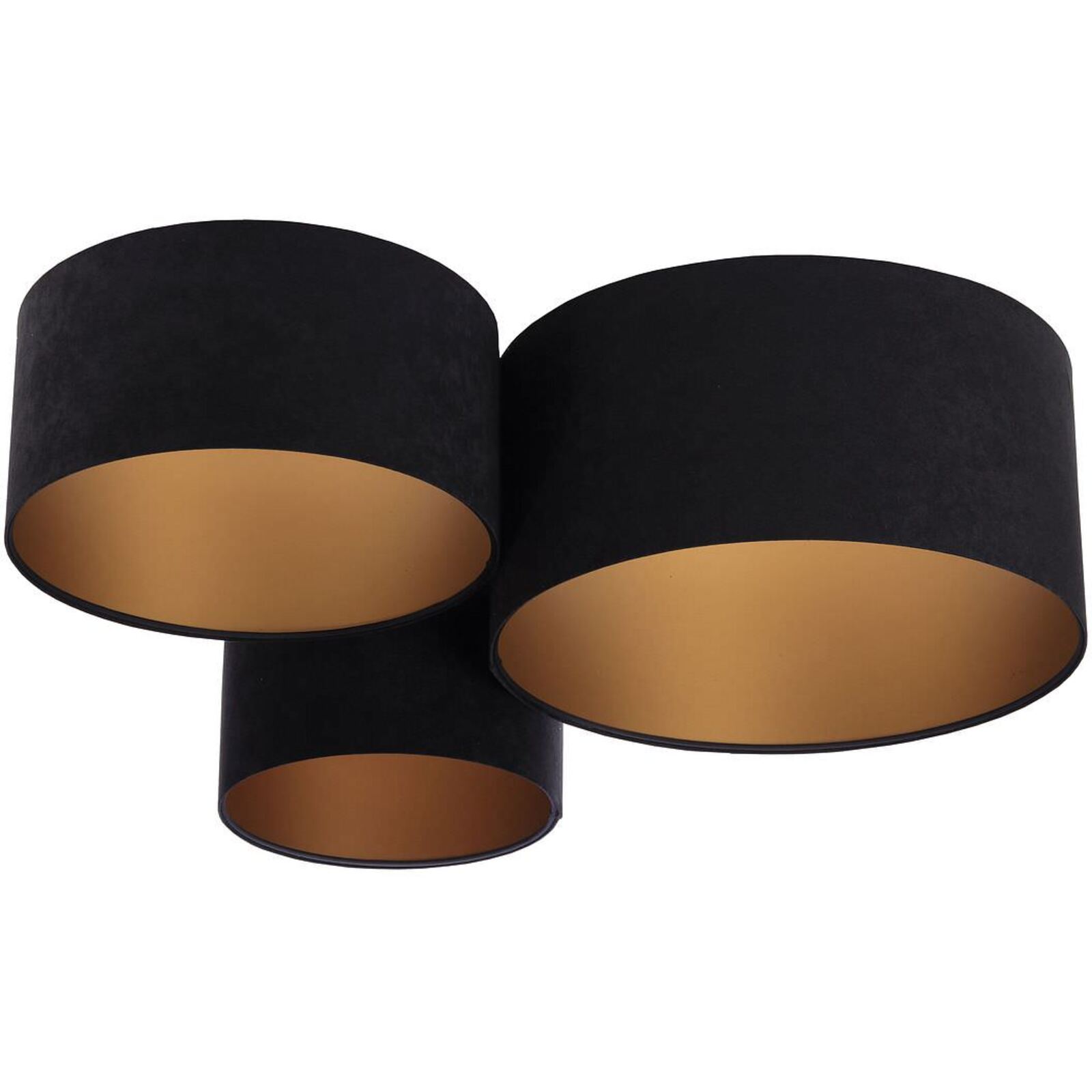 Plafonnier Tissu Noir