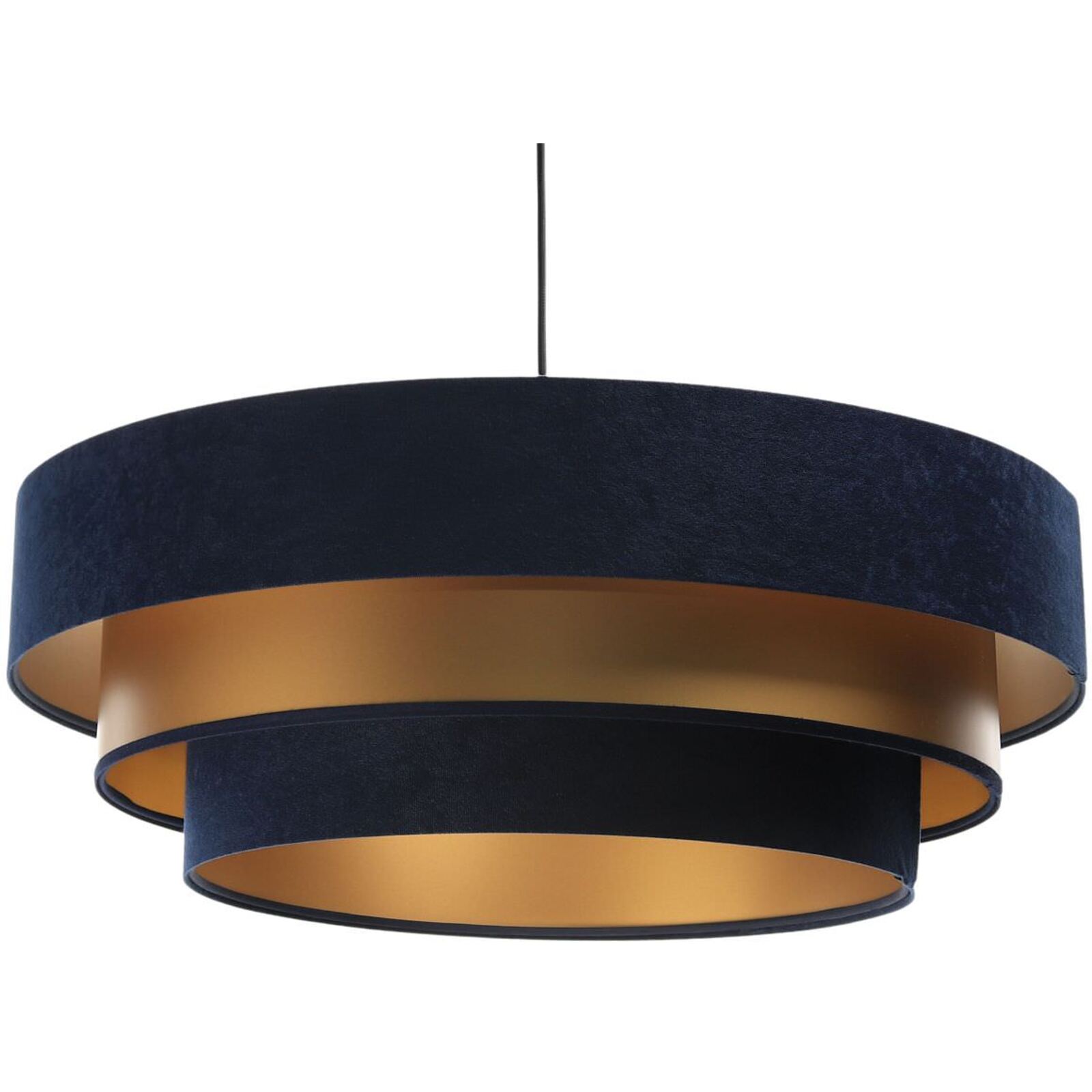 Suspension Tissu Bleu 60x60x25 cm