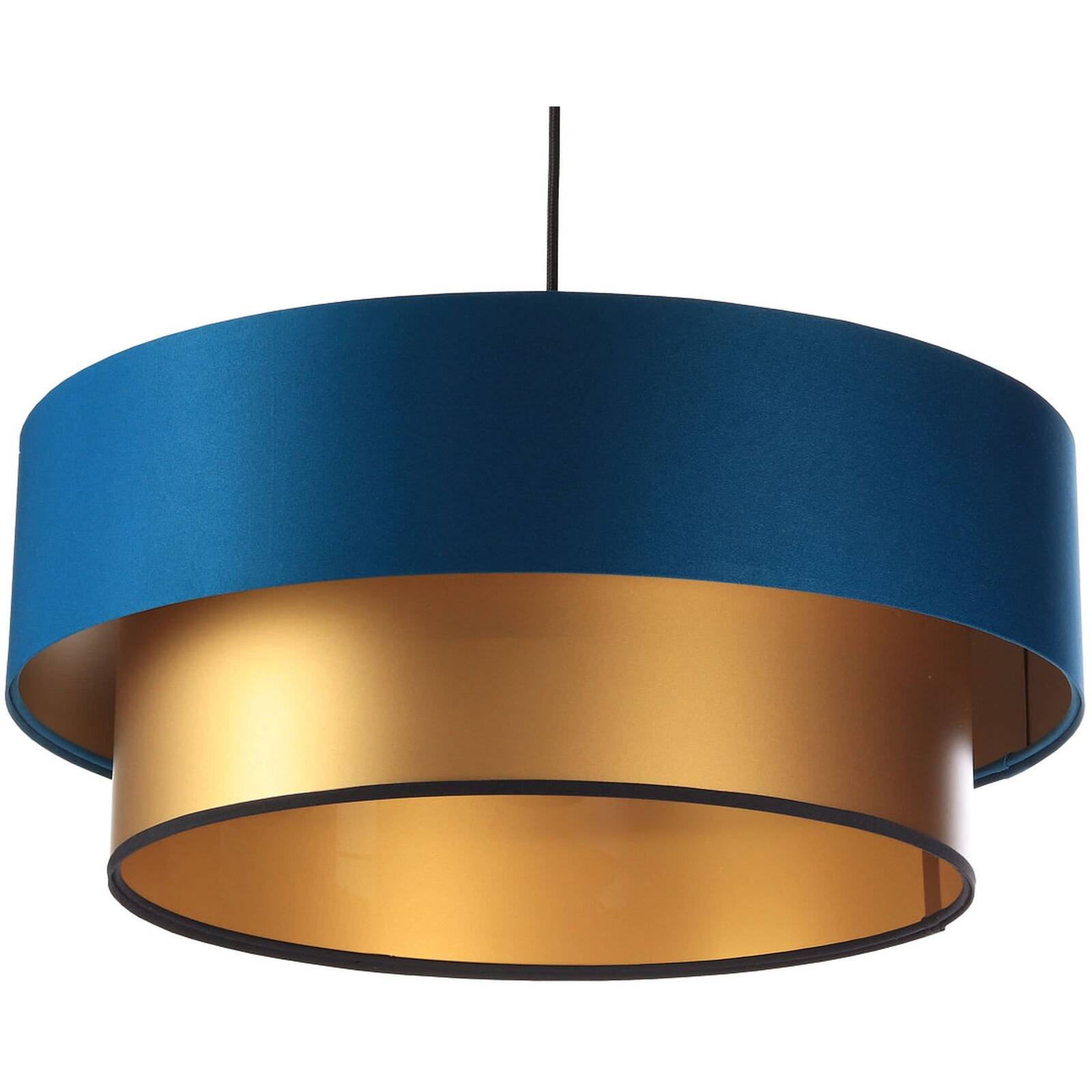 Suspension Tissu Bleu