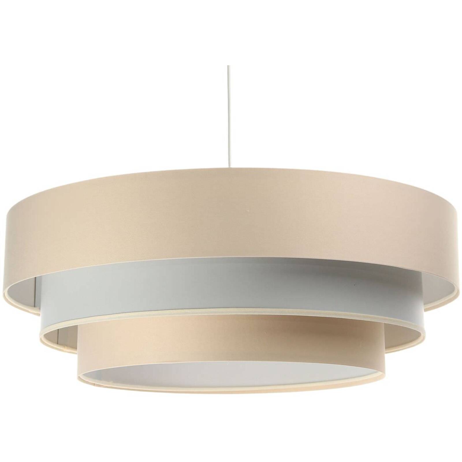 Suspension Tissu Beige 60x60x25 cm