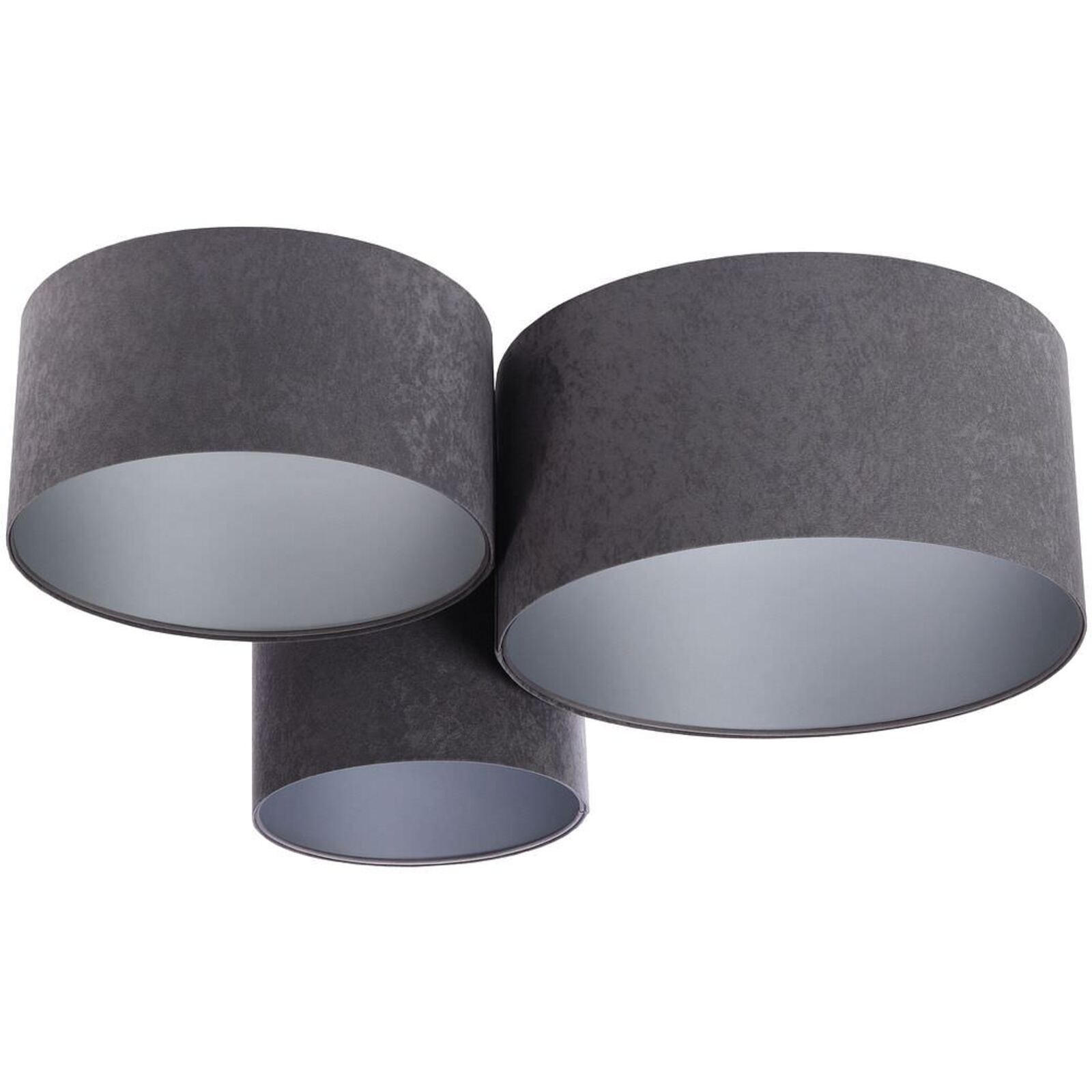 Plafonnier Tissu Gris