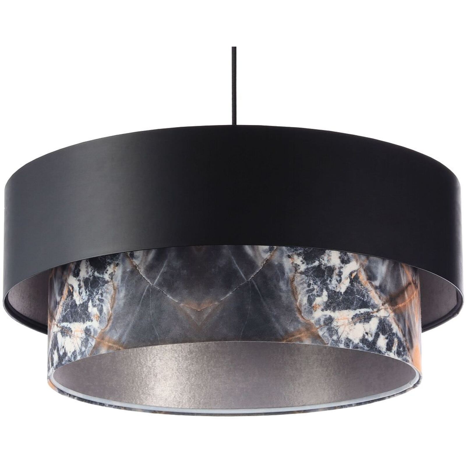 Suspension Tissu Noir