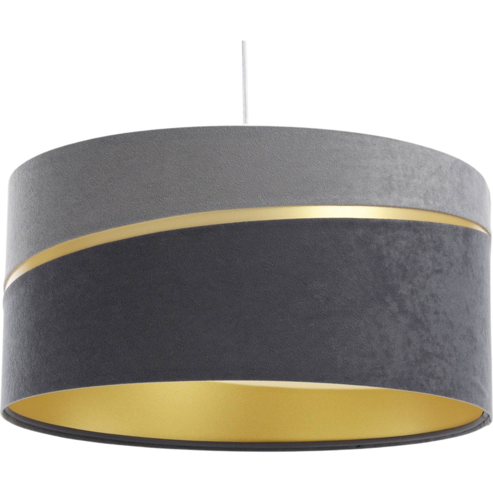 Suspension Tissu Gris