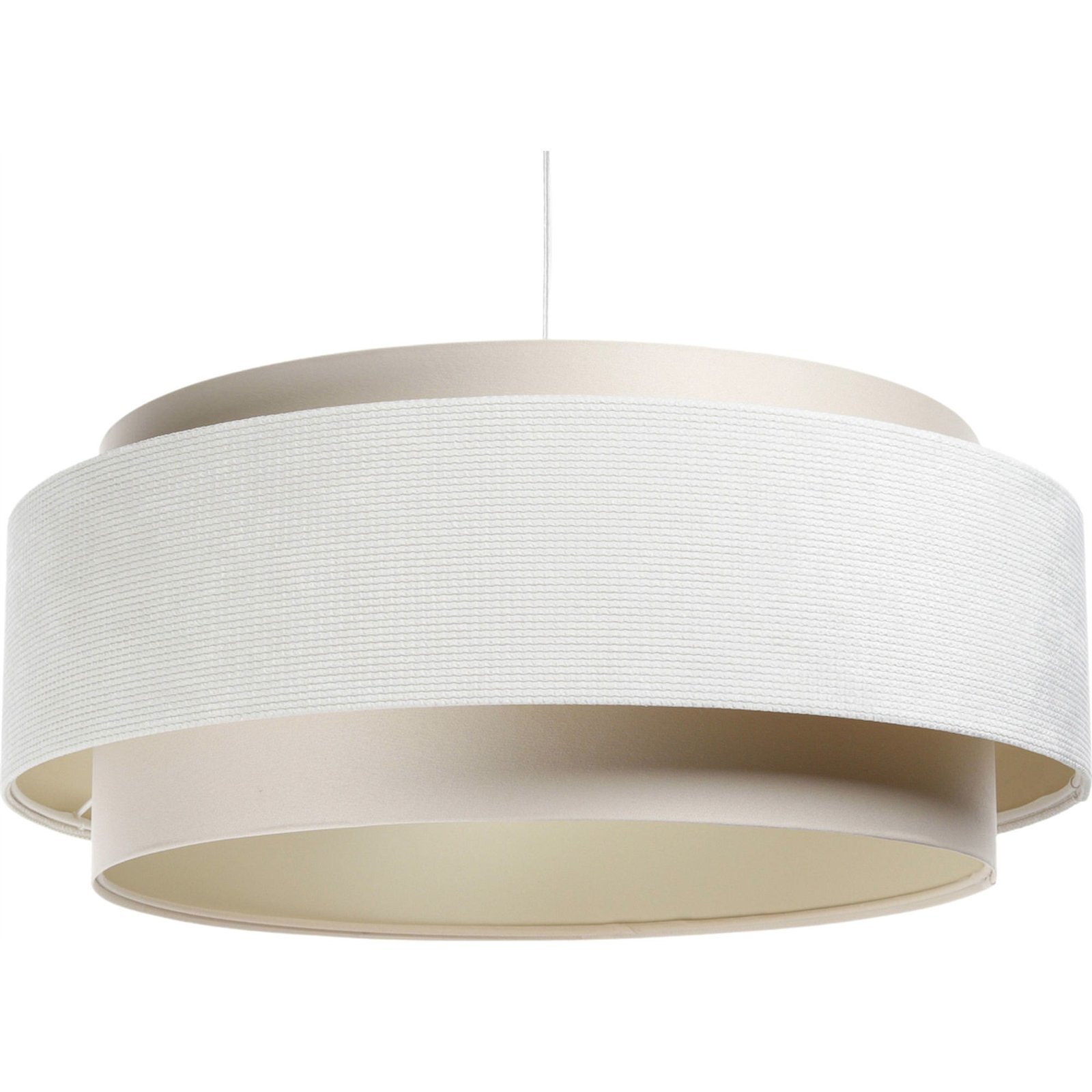 Suspension Tissu Blanc 60x60x25 cm