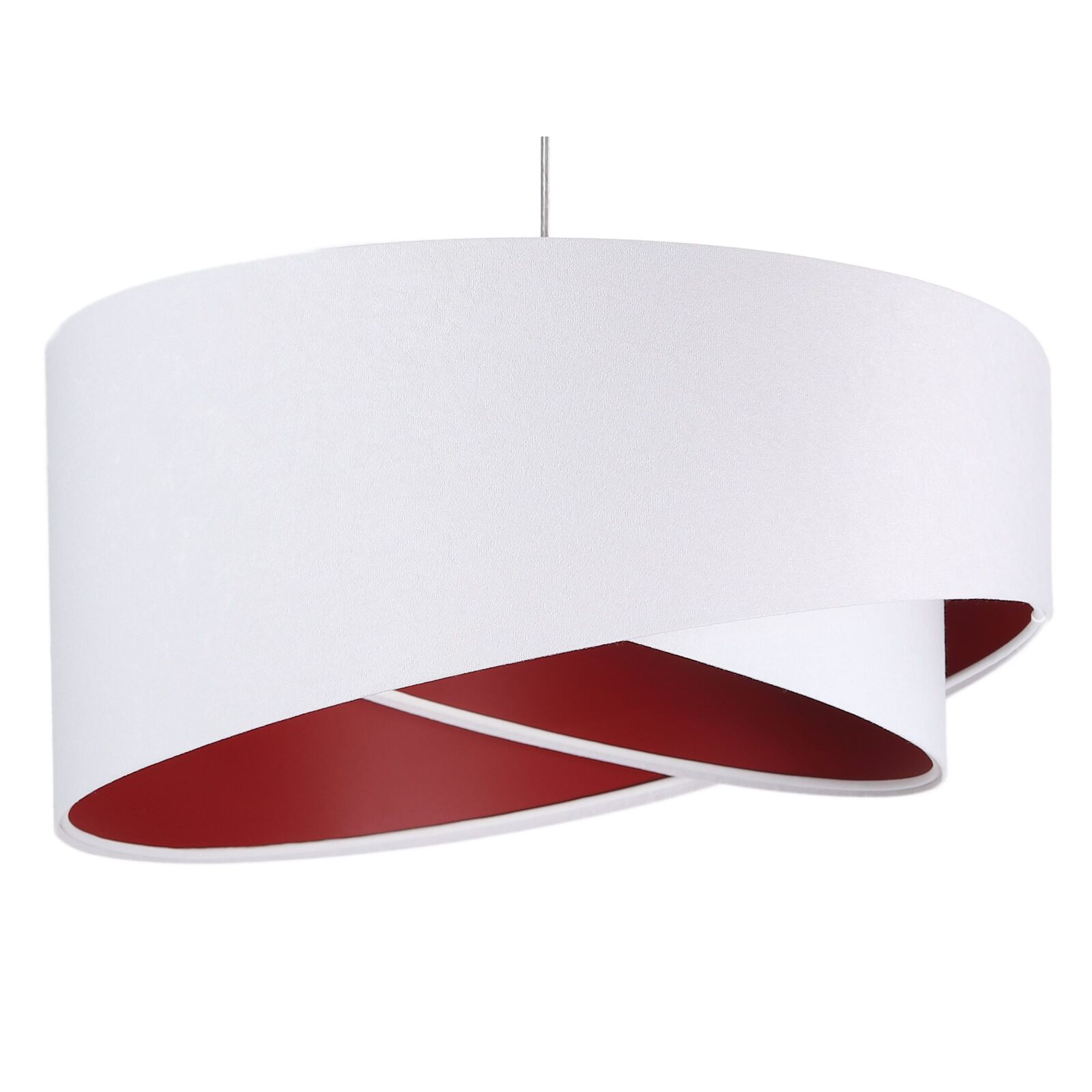 Suspension Tissu Rouge 50x50x105 cm