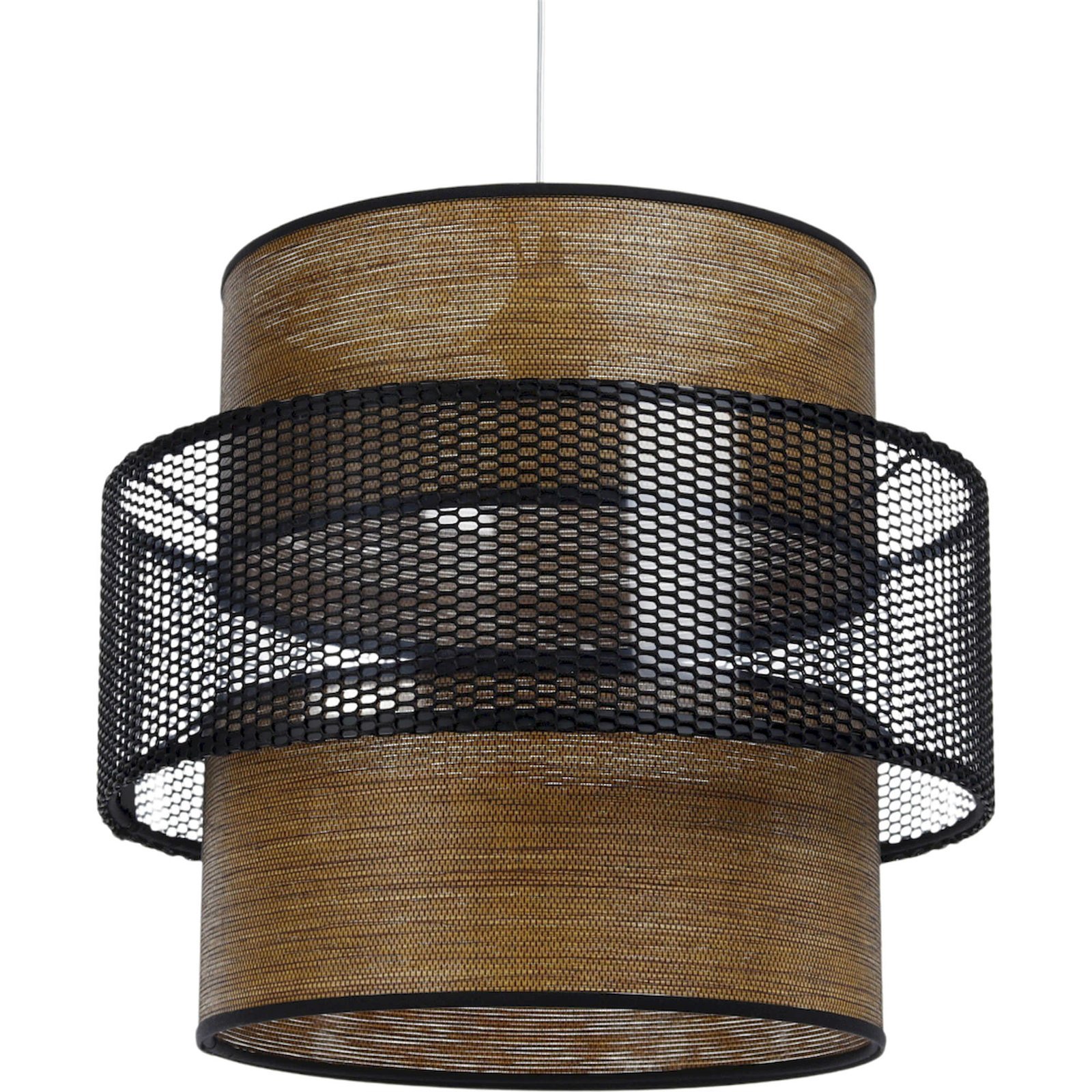 Suspension Tissu Bois foncé 40x40x35 cm