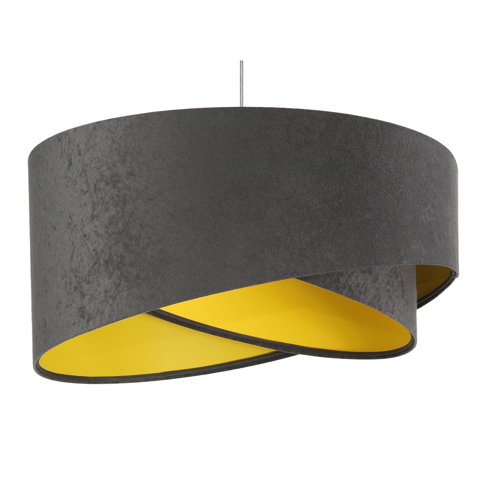 Suspension Tissu Gris 50x50x105 cm