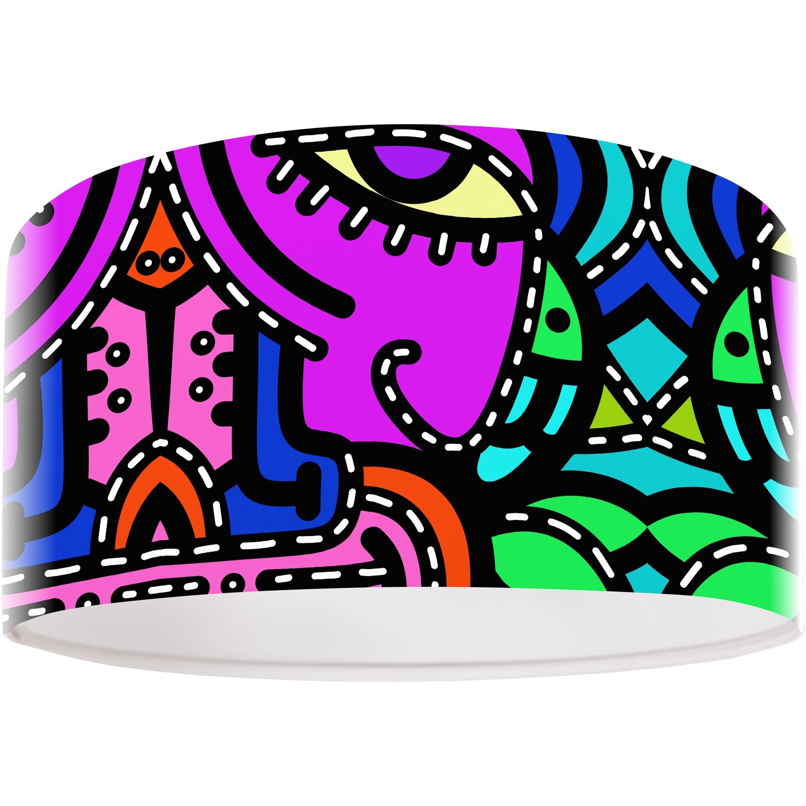 Suspension Tissu Multicolore