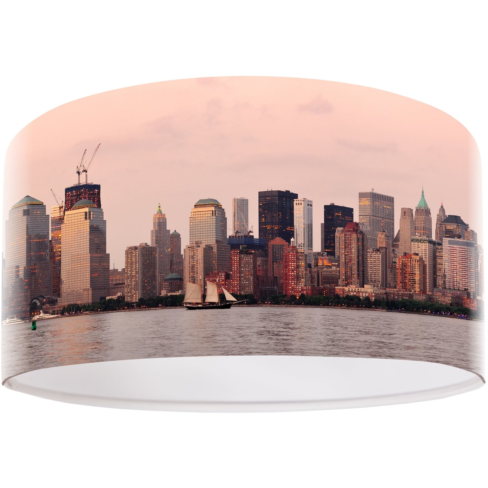 Suspension Tissu Rose